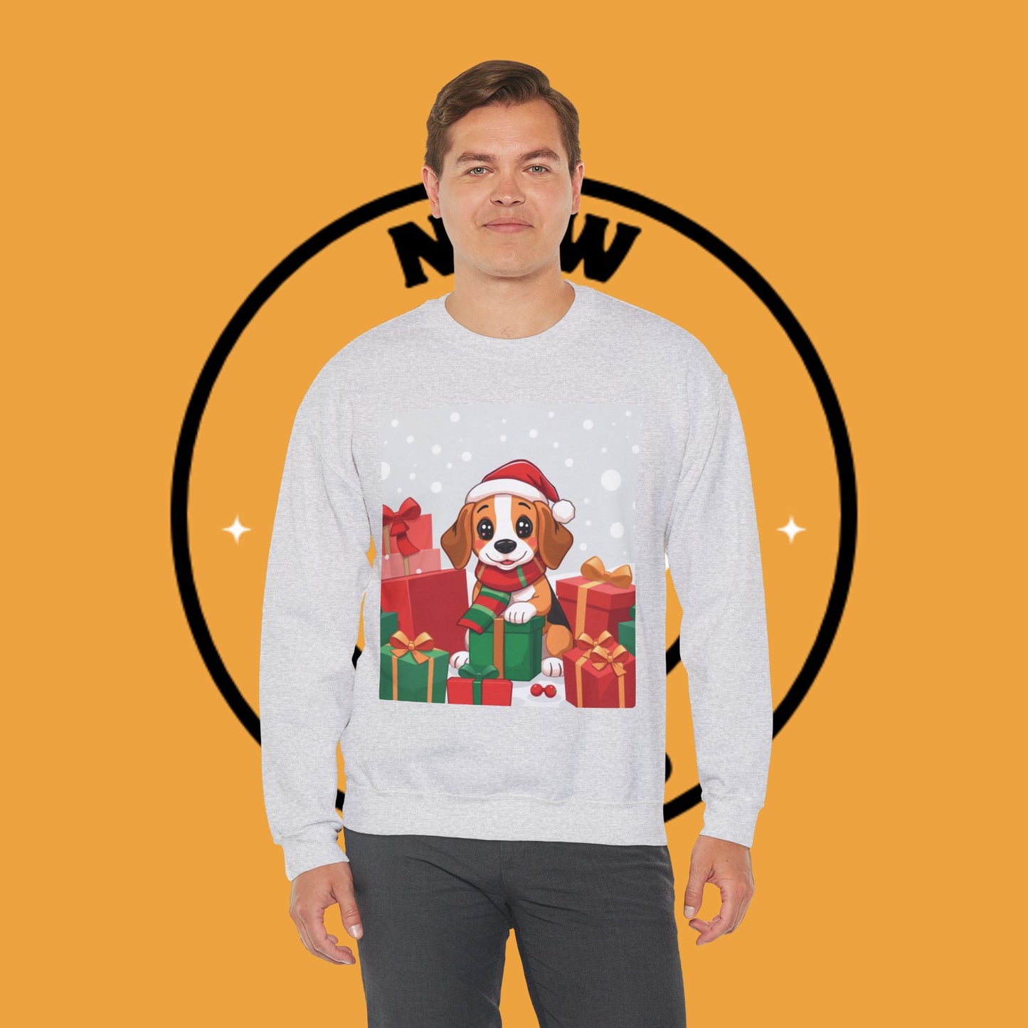 Adorable Christmas Beagle Sweatshirt – Perfect for the Holiday Season!