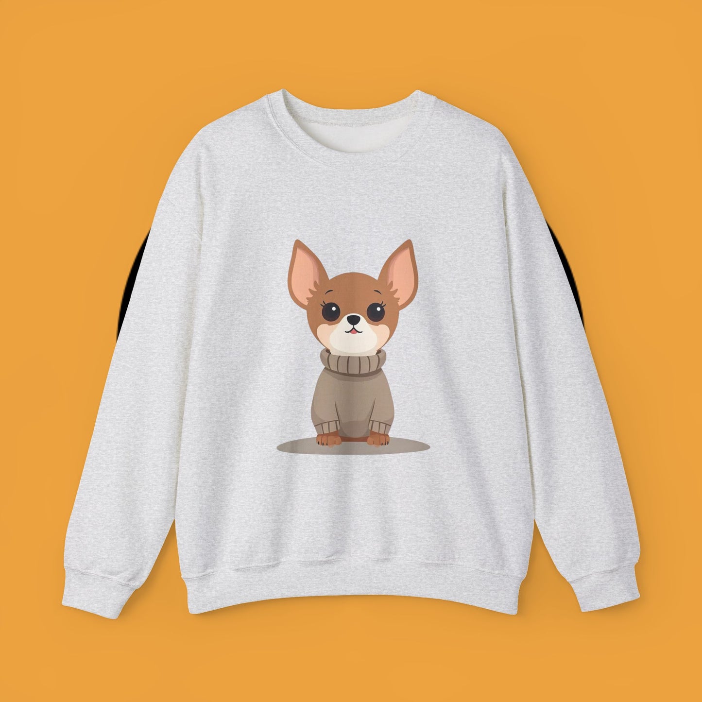 Cute Chihuahua Kawaii Sweatshirt | Cozy Dog in Sweater Design | Adorable Pet Lover Gift