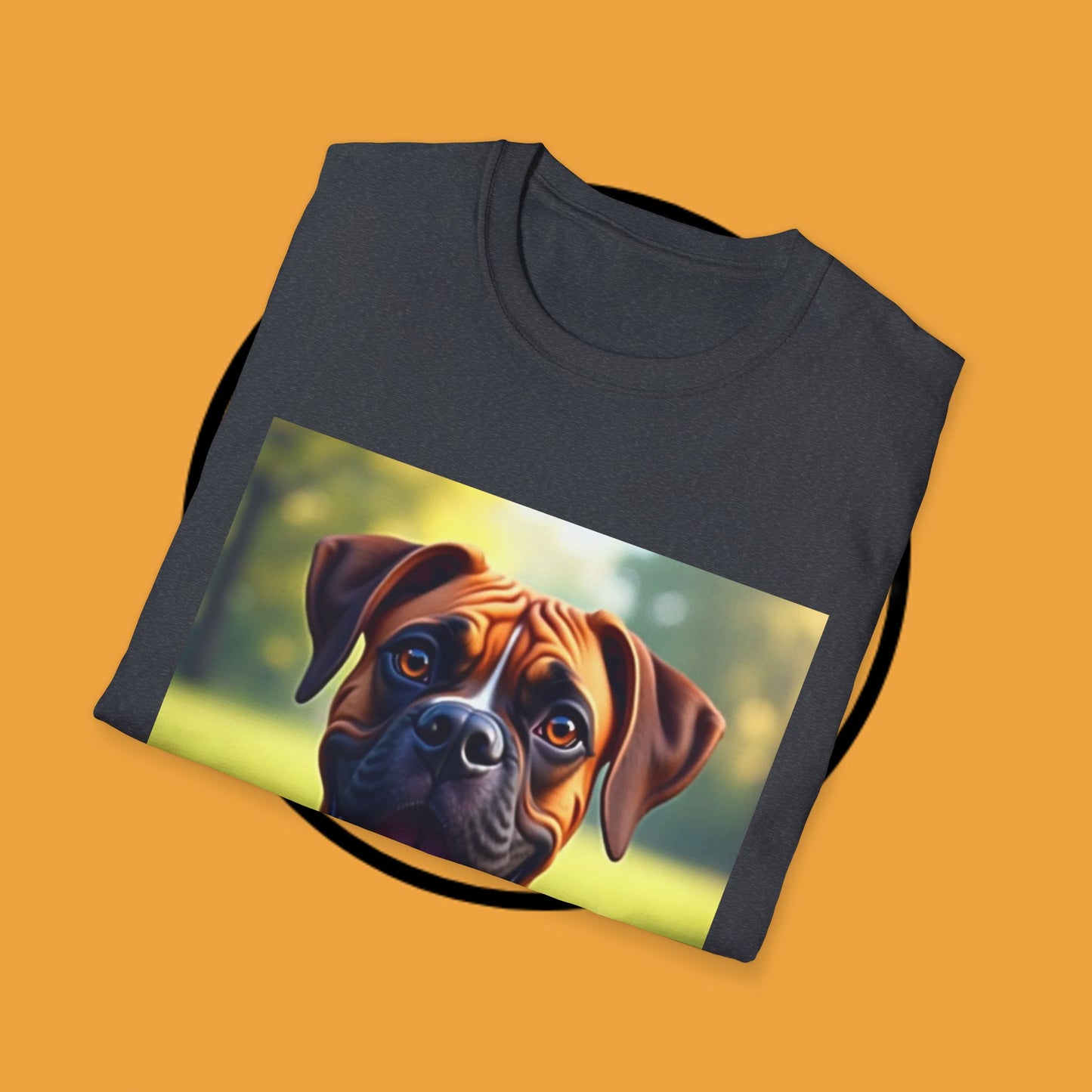 "Happy Boxer Pure Joy" Premium T-Shirt / Smiling Puppy Joy Tee Gift