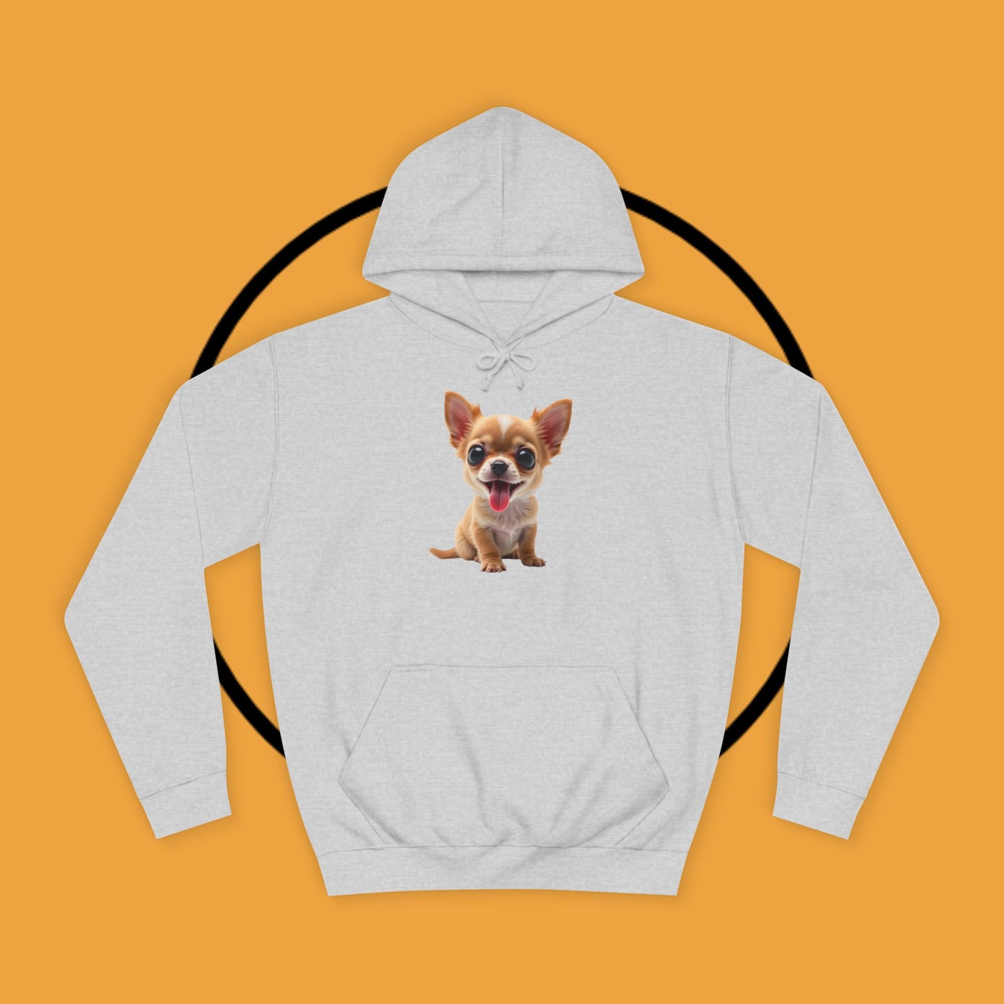 Adorable Chihuahua Puppy Hoodie - Cute Dog Lover Pullover Sweatshirt