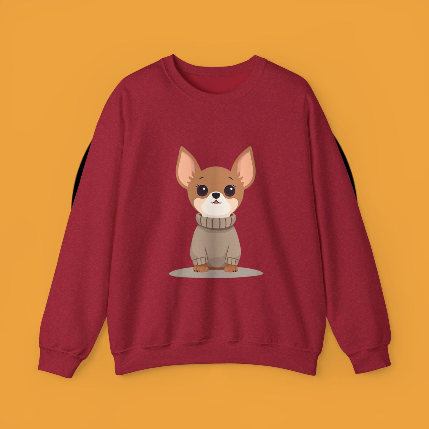 Cute Chihuahua Kawaii Sweatshirt | Cozy Dog in Sweater Design | Adorable Pet Lover Gift