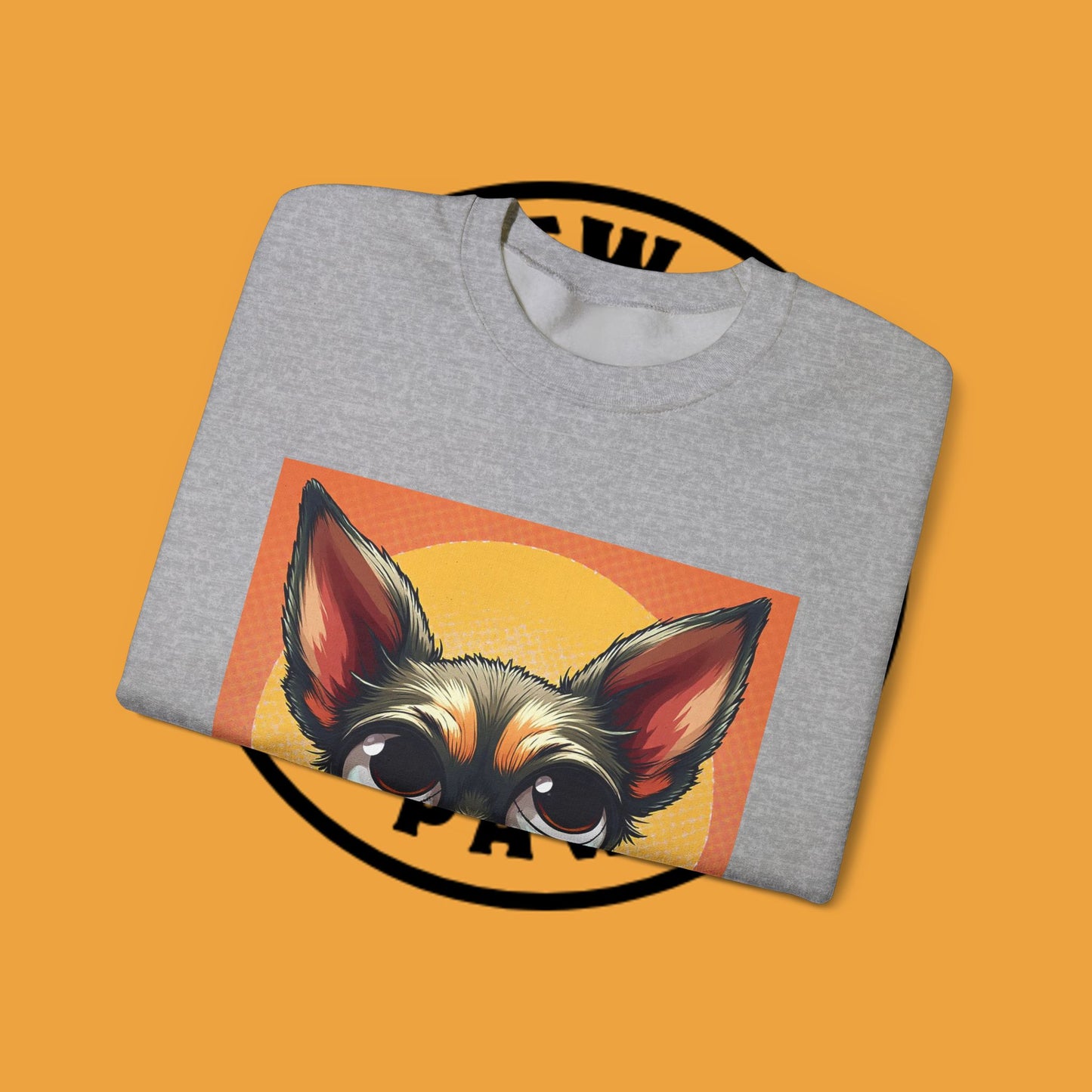 Cute Chihuahua Crewneck Sweatshirt - Funny Dog Lover Gift | Adorable Pet Portrait Pullover