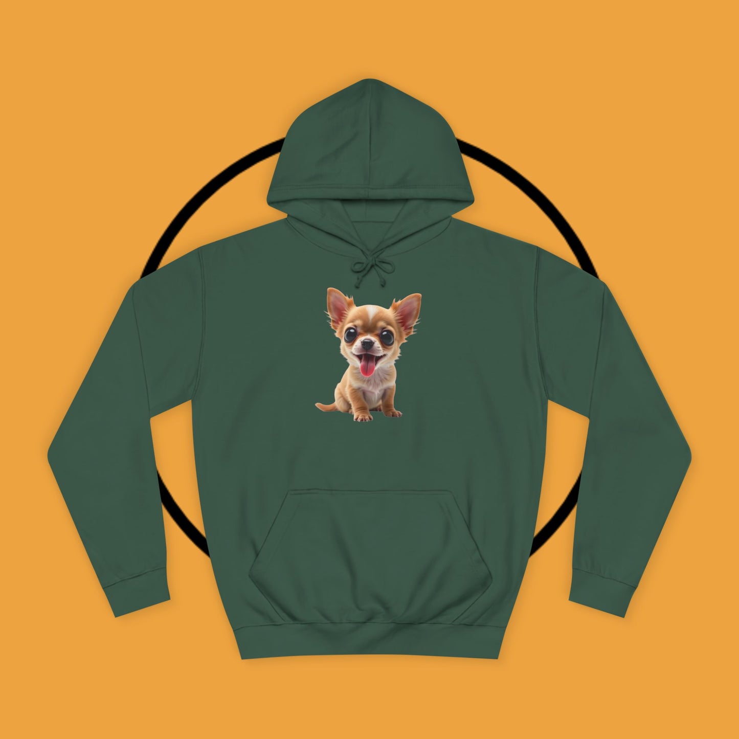 Adorable Chihuahua Puppy Hoodie - Cute Dog Lover Pullover Sweatshirt