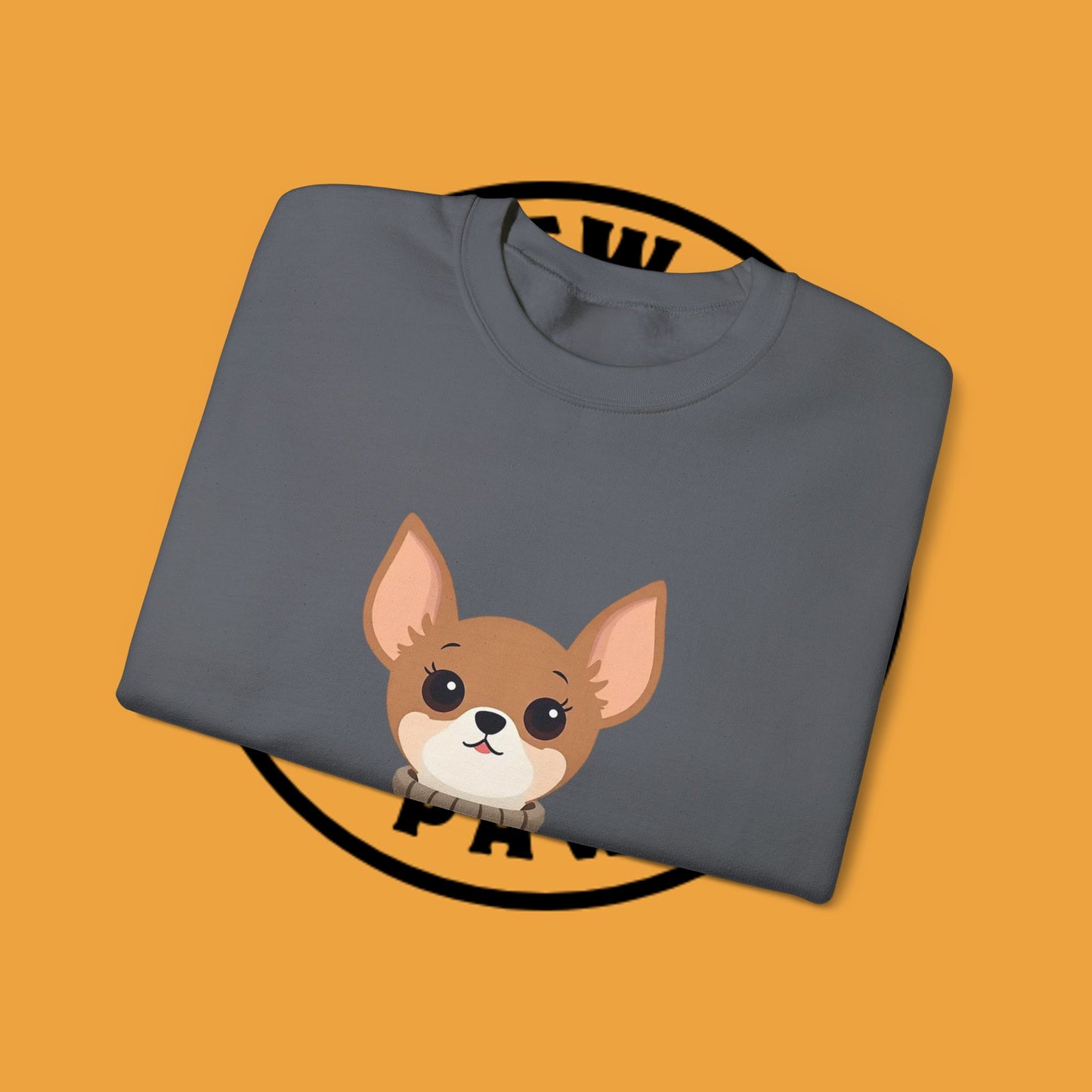 Cute Chihuahua Kawaii Sweatshirt | Cozy Dog in Sweater Design | Adorable Pet Lover Gift