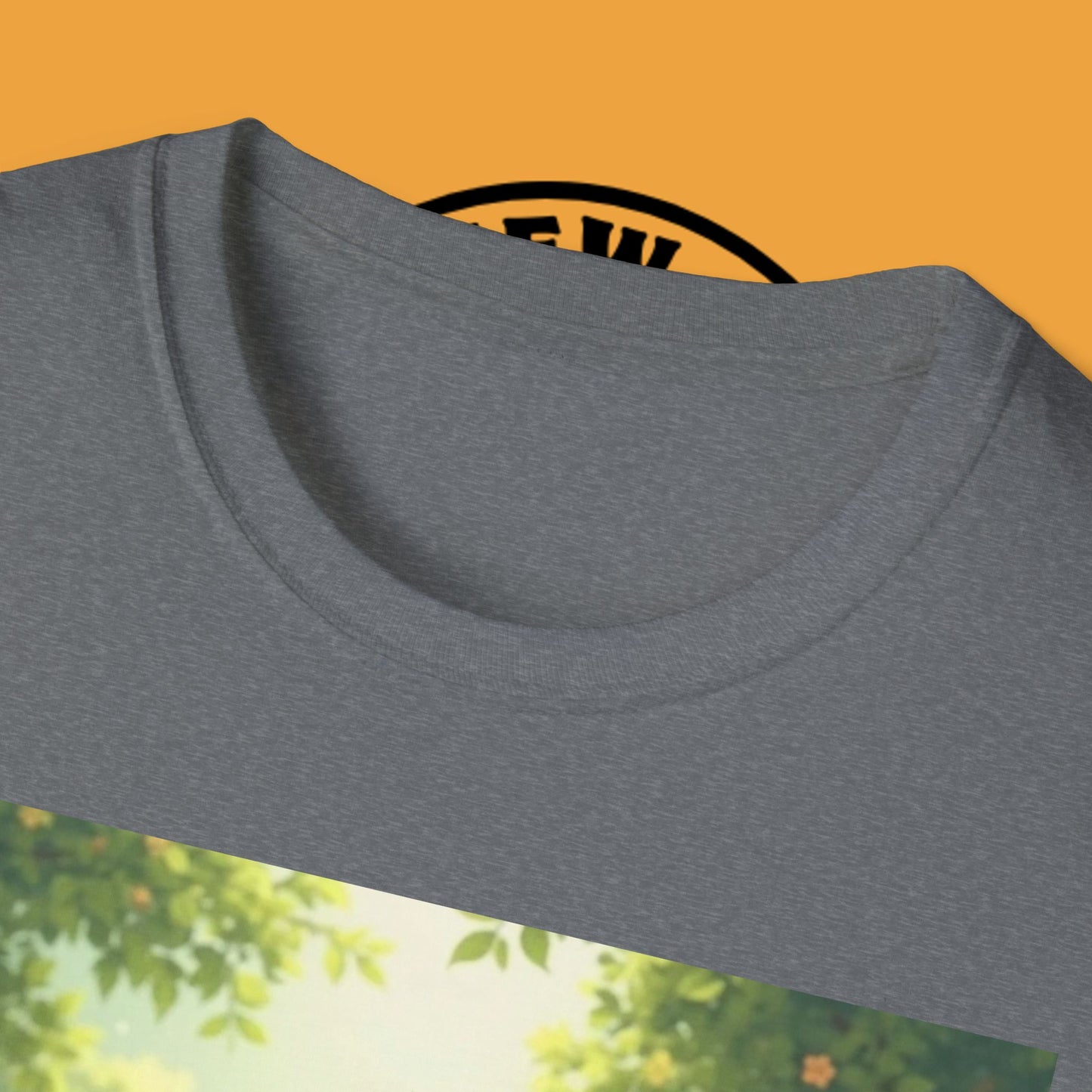 Magical Forest Beagle Puppy T-Shirt - Enchanted Nature Scene with Adorable Dog Design