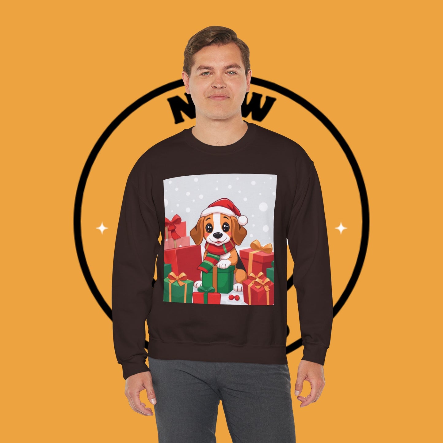 Adorable Christmas Beagle Sweatshirt – Perfect for the Holiday Season!