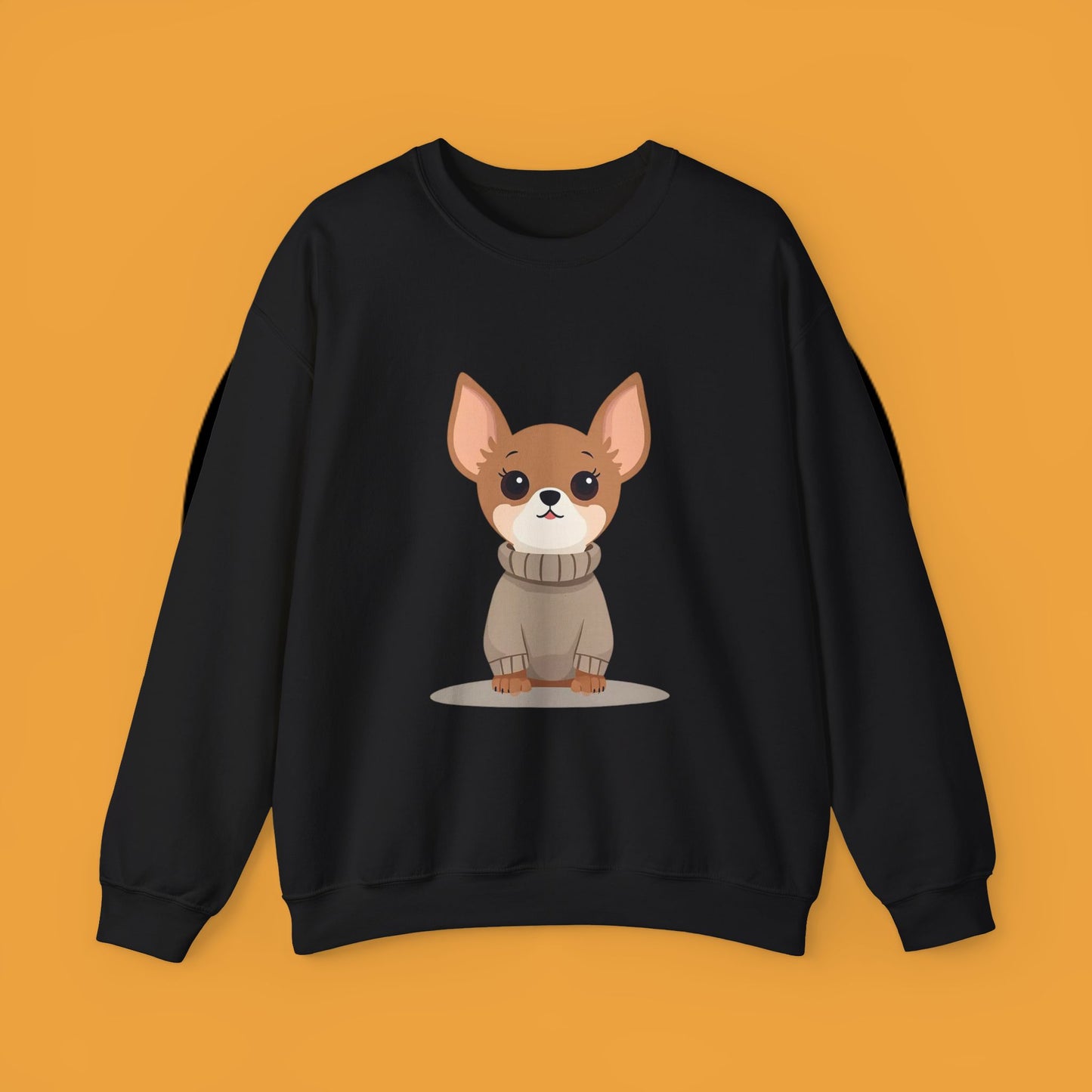 Cute Chihuahua Kawaii Sweatshirt | Cozy Dog in Sweater Design | Adorable Pet Lover Gift