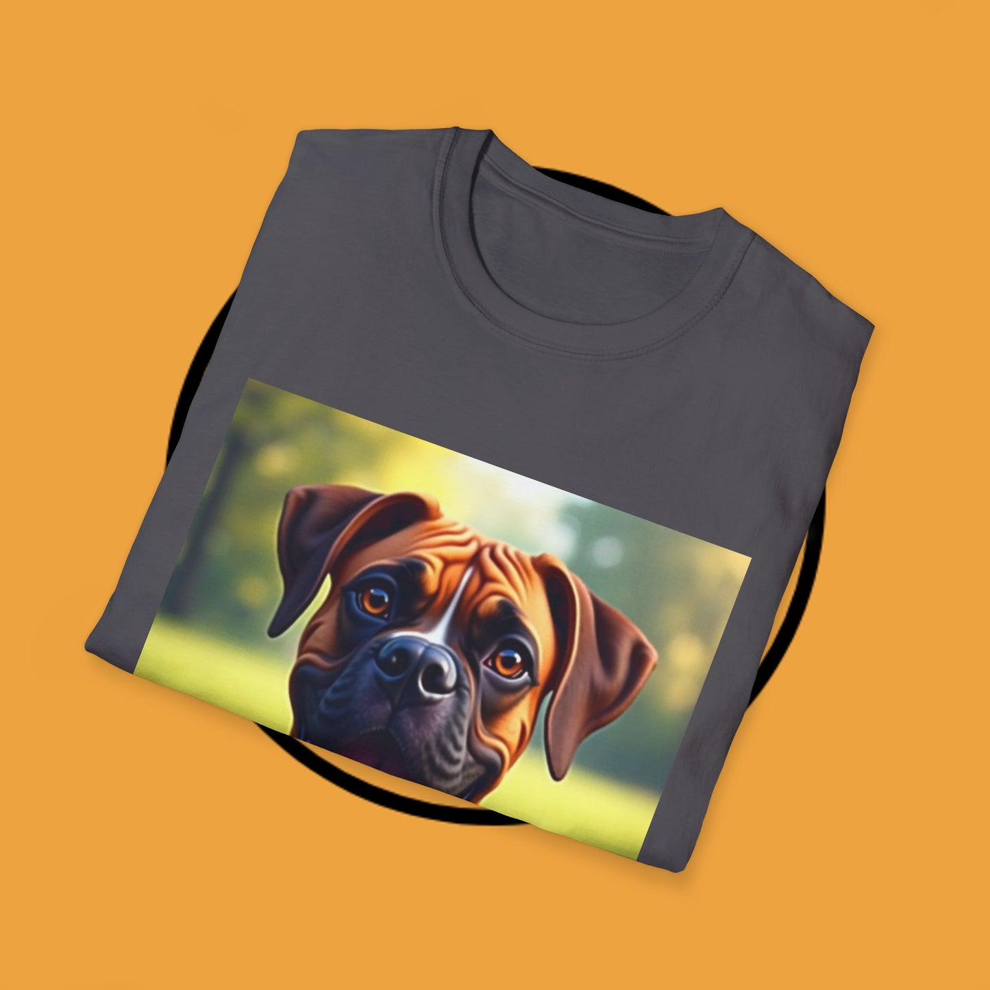 "Happy Boxer Pure Joy" Premium T-Shirt / Smiling Puppy Joy Tee Gift