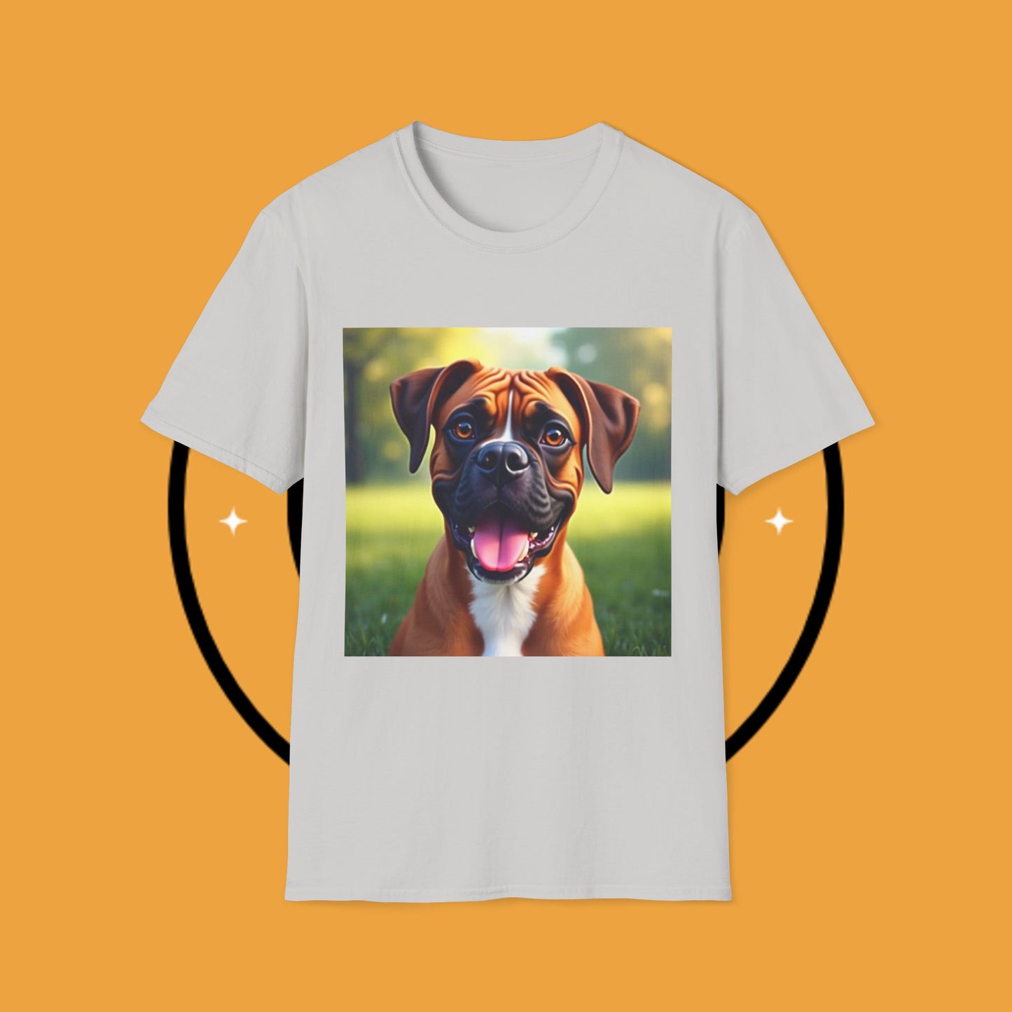 "Happy Boxer Pure Joy" Premium T-Shirt / Smiling Puppy Joy Tee Gift