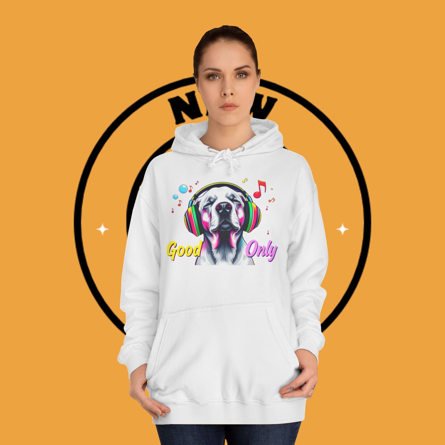 Good Vibes Only – Music Lover’s Dog HoodGood Vibes Only – Music Lover’s Dog Hood - Unisex Hoodies