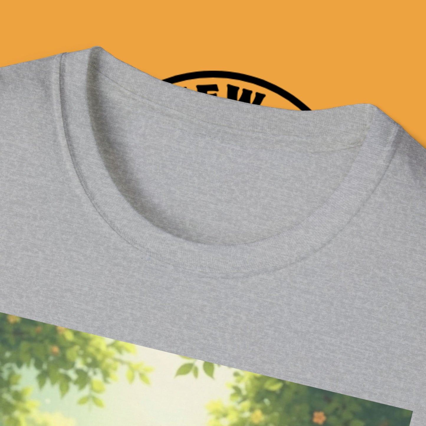 Magical Forest Beagle Puppy T-Shirt - Enchanted Nature Scene with Adorable Dog Design