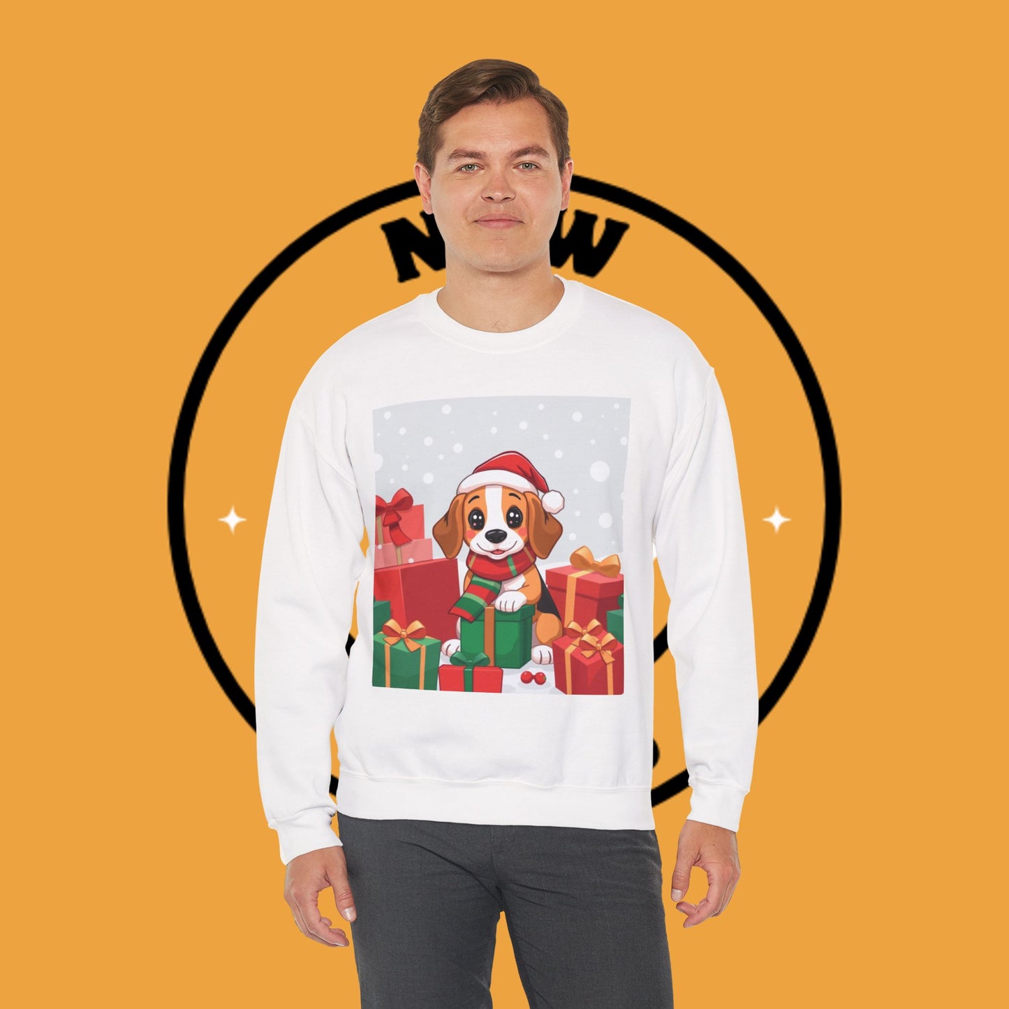 Adorable Christmas Beagle Sweatshirt – Perfect for the Holiday Season!