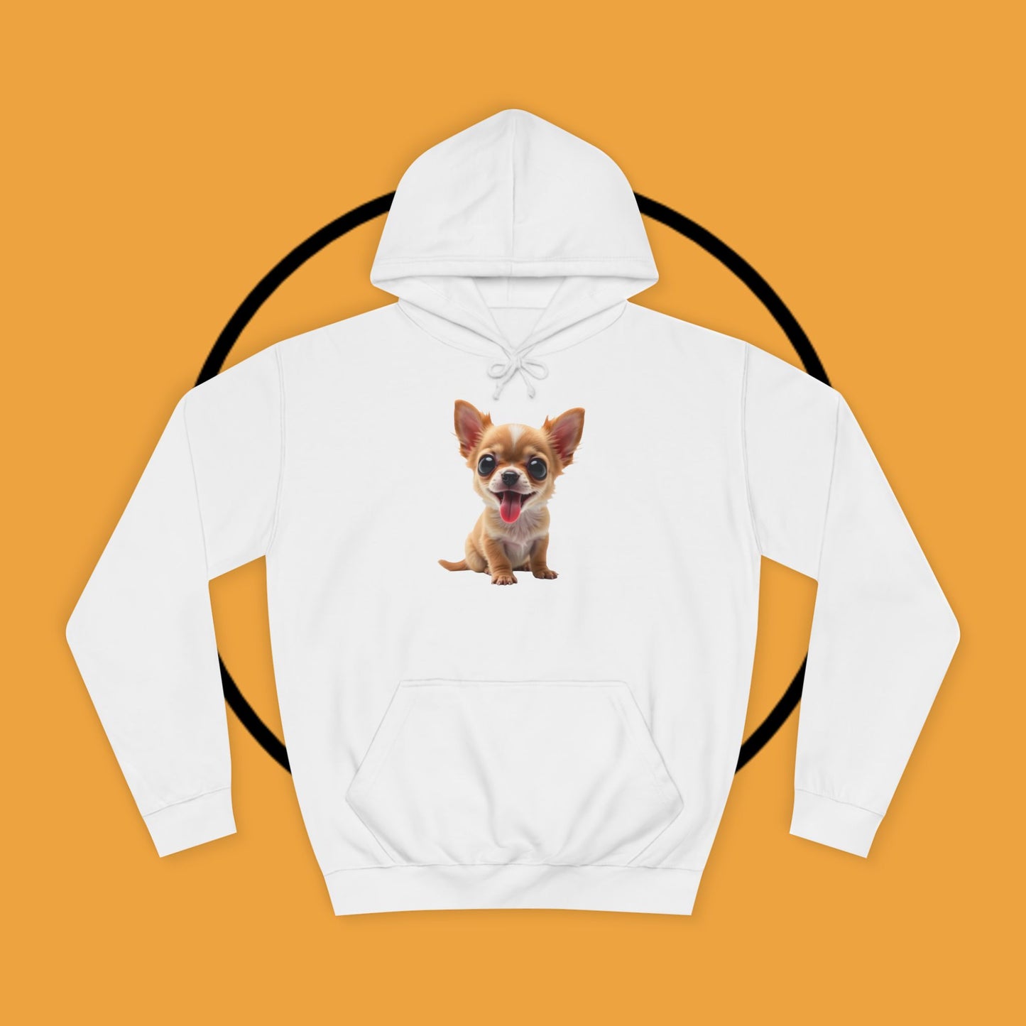 Adorable Chihuahua Puppy Hoodie - Cute Dog Lover Pullover Sweatshirt