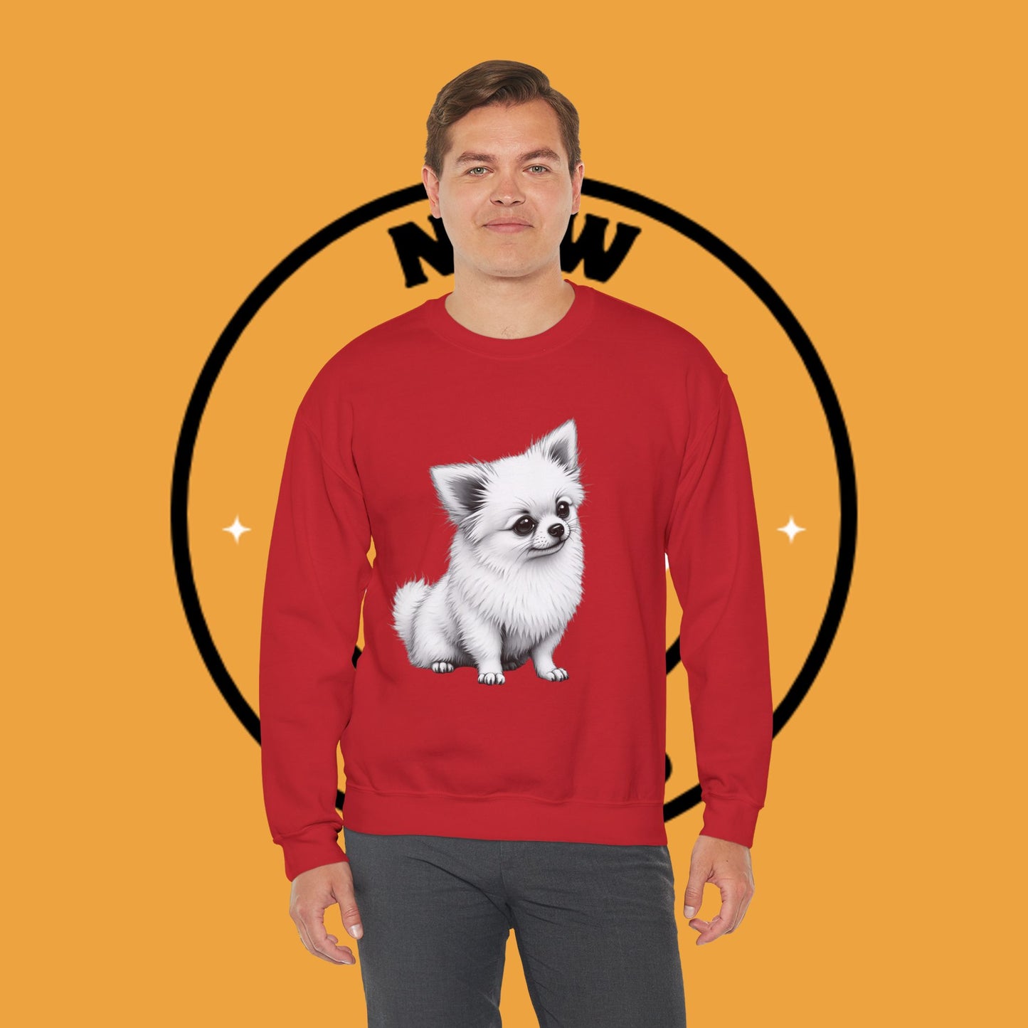Classic Chihuahua Sketch Sweatshirt | Black White Dog Portrait | Artistic Pet Lover Gift