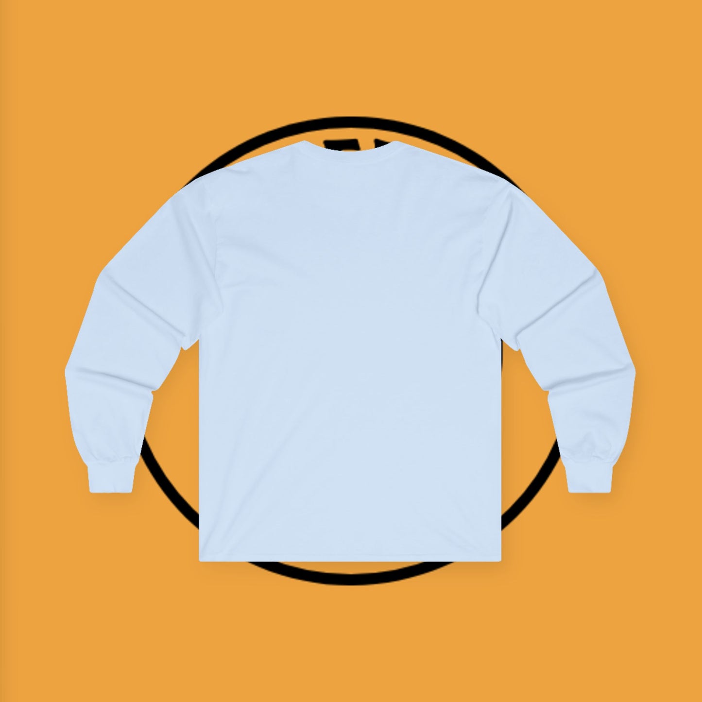 "Adorable Puppy by Tranquil Lake Long Sleeve Tee - Peaceful Nature Dog Art Shirt - Serene Landscape Apparel"