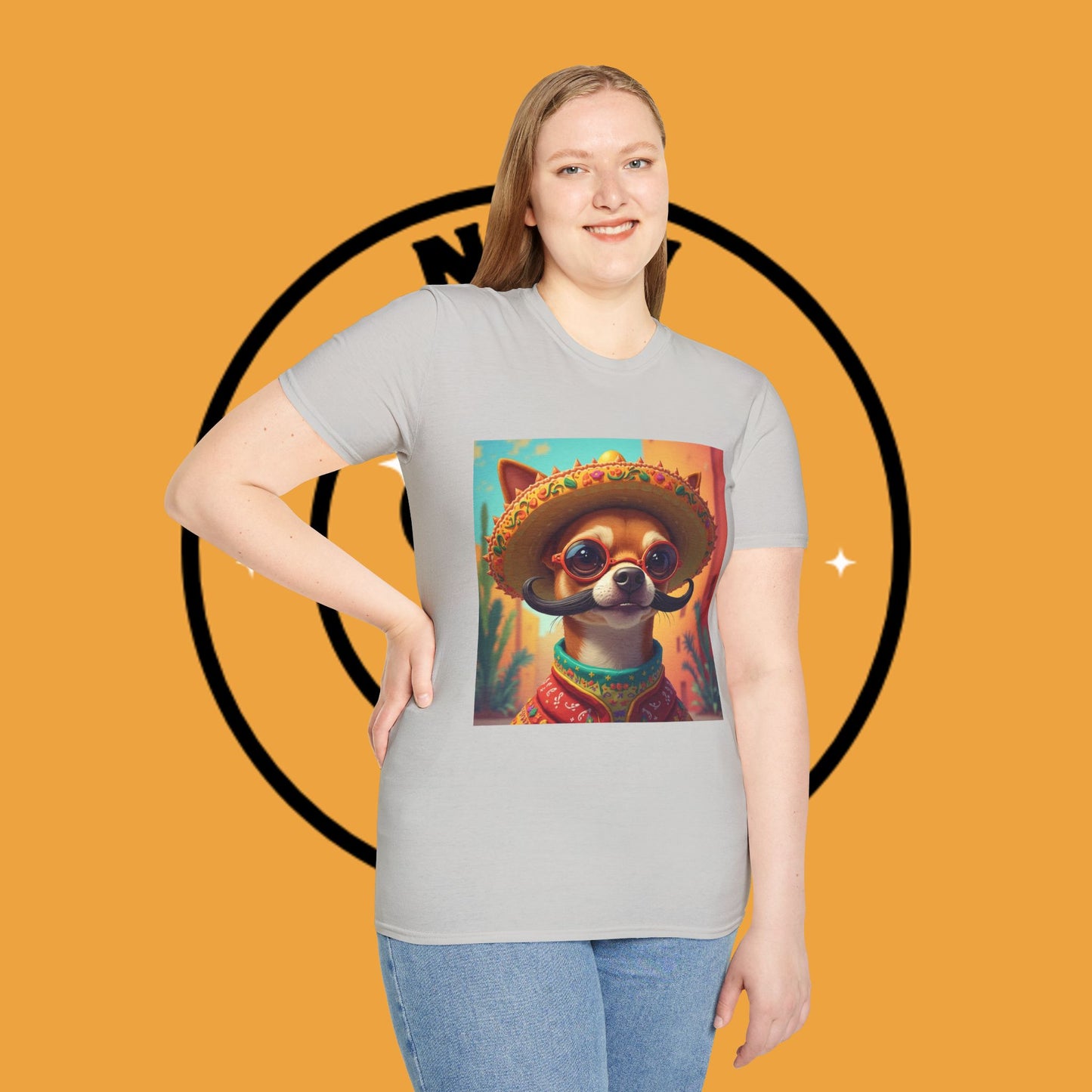 Mexican Mariachi Chihuahua T-Shirt - Cinco de Mayo Dog Art - Festive Sombrero Pet Tee - Cultural Celebration Shirt