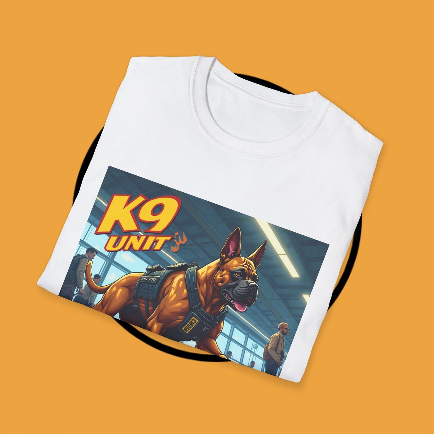 K9 Police Boxer Dog T-Shirt - Working Dog Security Unit Tee