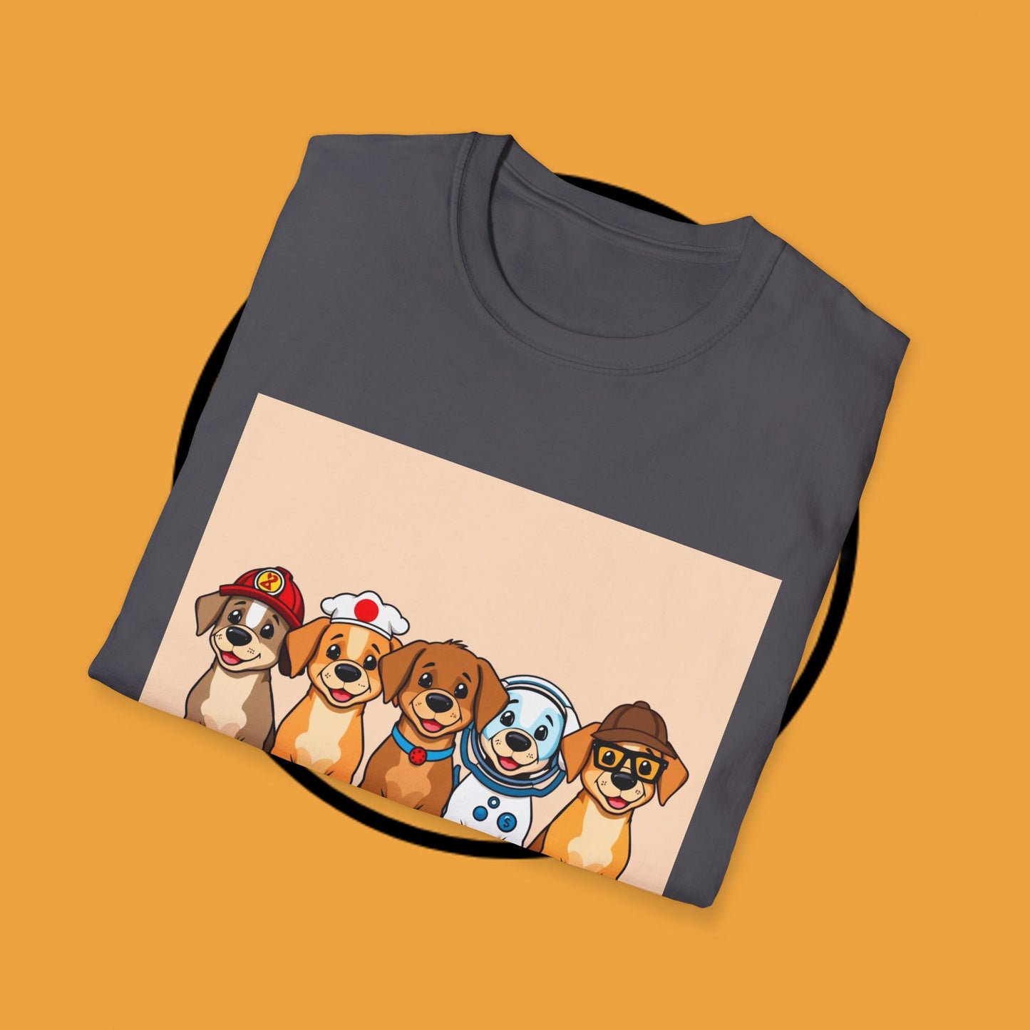Puppy Professionals ๐พ | Ready for Anything T-Shirt for Career - Curious Canine Lovers - Unisex T-Shirt Design