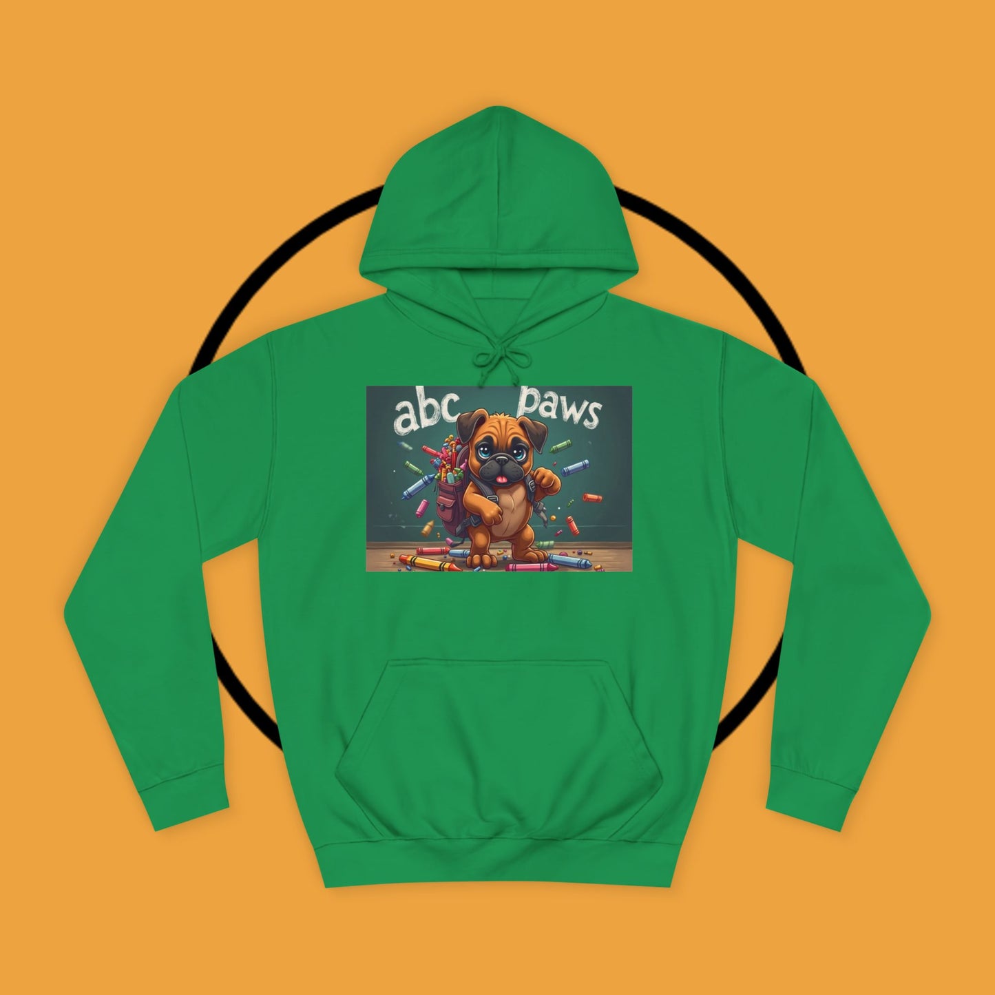 ABC Paws School Boxer Puppy Hoodie | Back to School Dog Gift | Teacher Pet Apparel | Educational Fun
