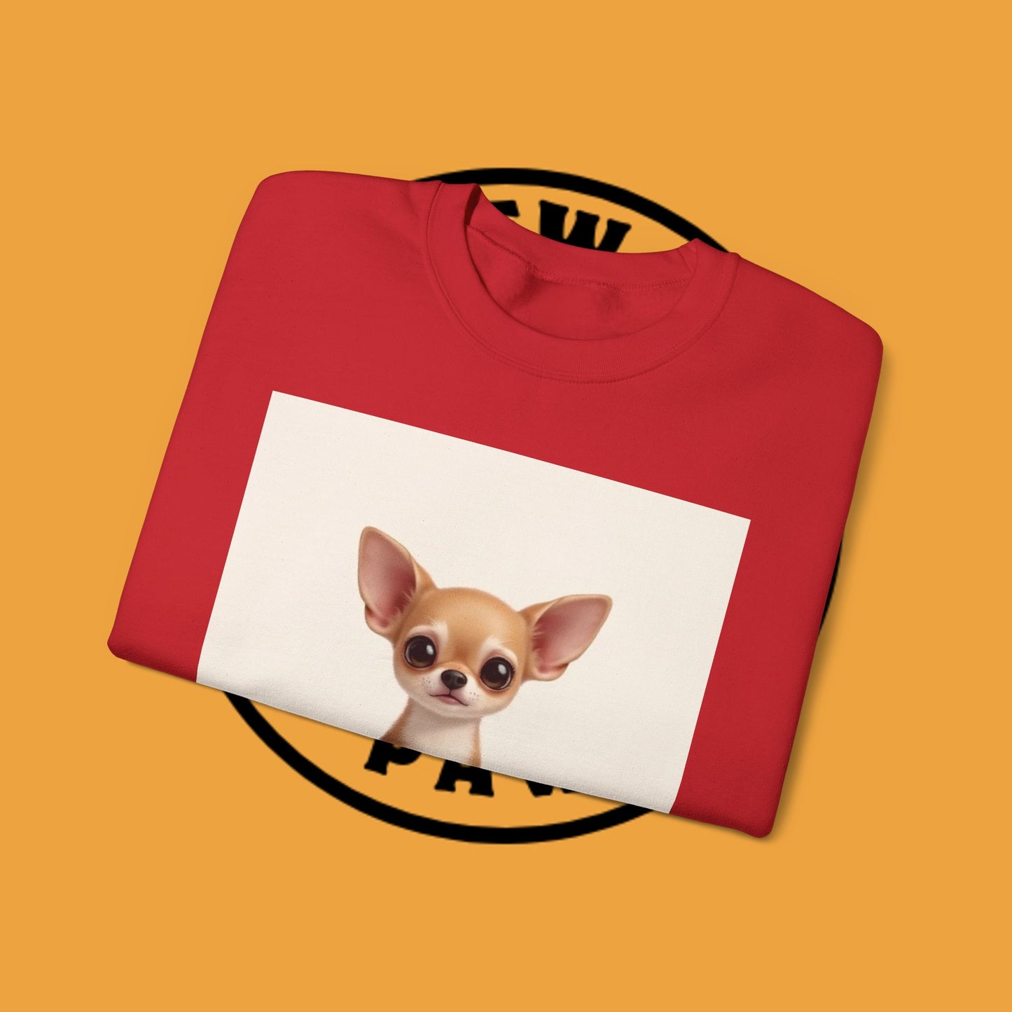 "Minimal Dog Maximum Love" Chihuahua Sweatshirt | Cute Puppy Quote Design | Small Dog Lover Gift