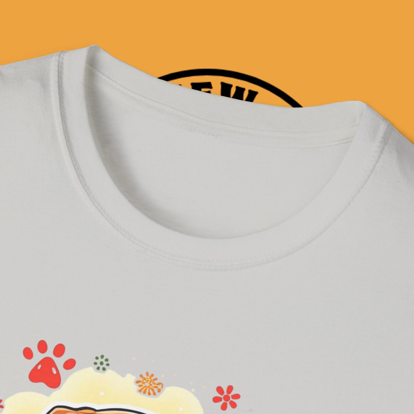 Adorable Beagle Puppy with Hearts & Paws T-Shirt - Cute Dog Love Design Graphic Tee