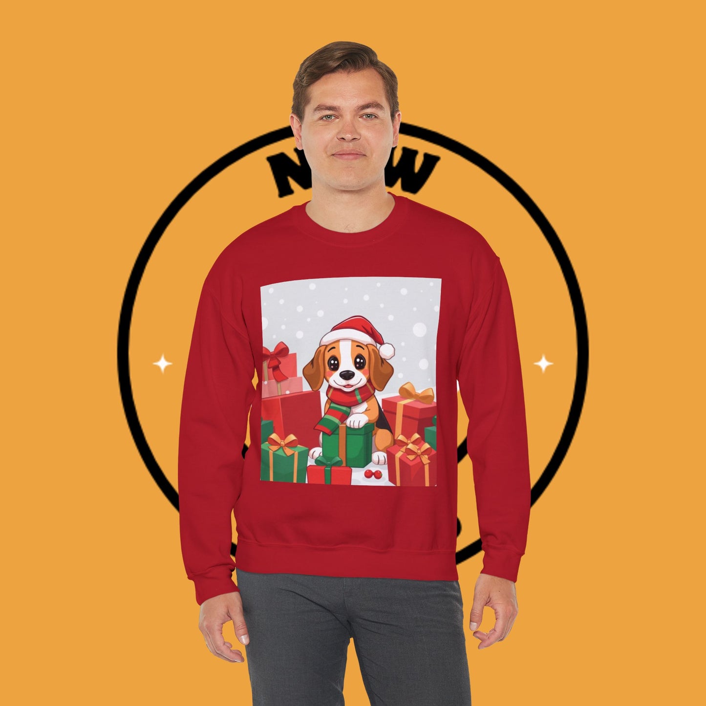 Adorable Christmas Beagle Sweatshirt – Perfect for the Holiday Season!