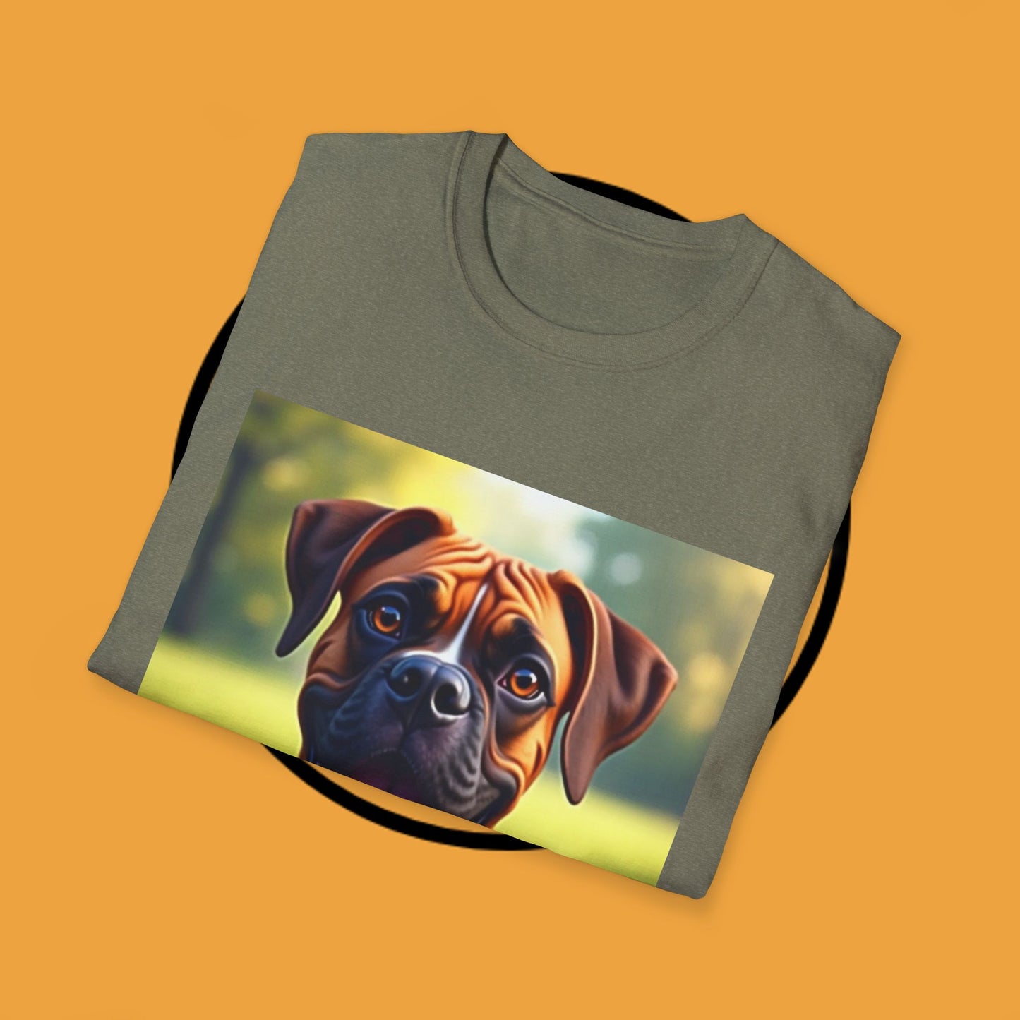 "Happy Boxer Pure Joy" Premium T-Shirt / Smiling Puppy Joy Tee Gift