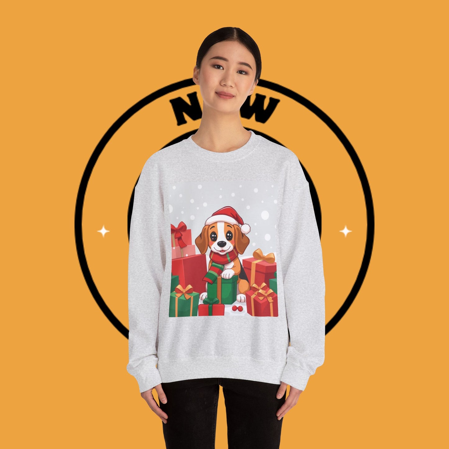Adorable Christmas Beagle Sweatshirt – Perfect for the Holiday Season!