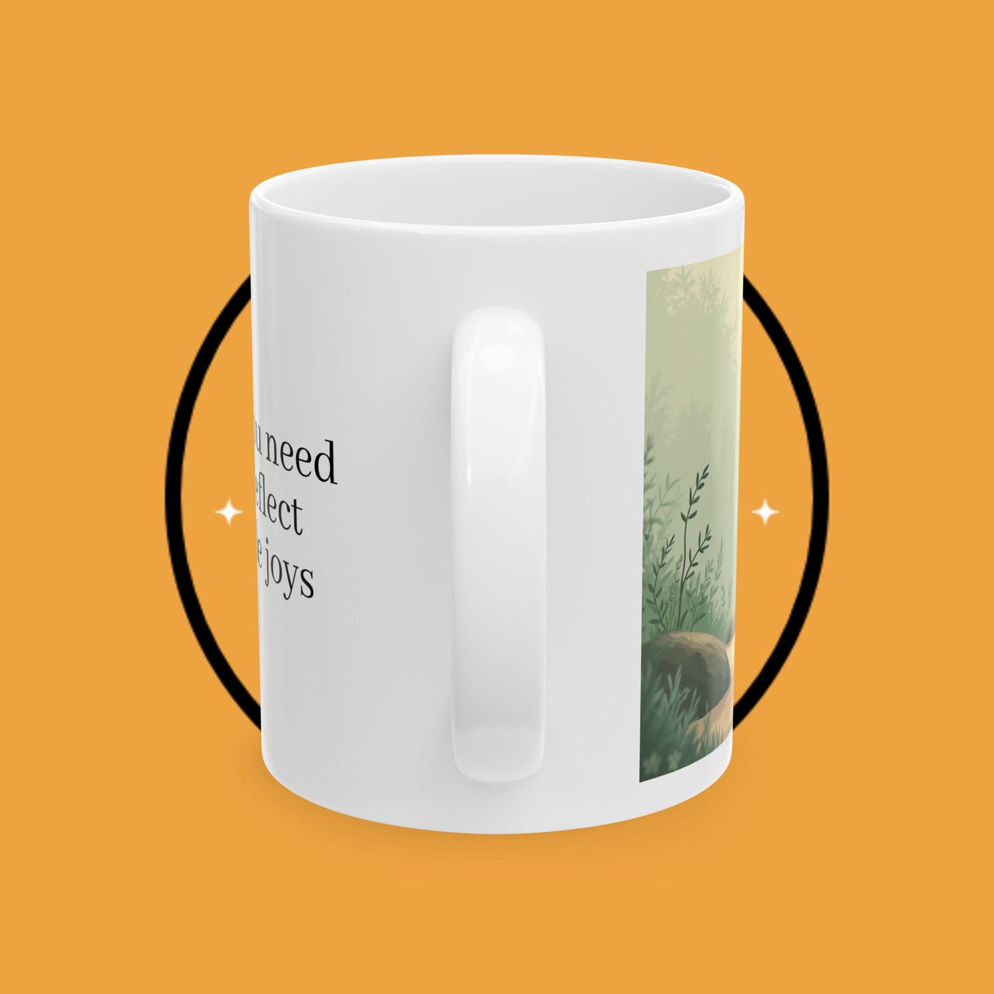 Motivational Ceramic Mug - "Cat Zen" - Perfect Gift for Cat Lovers