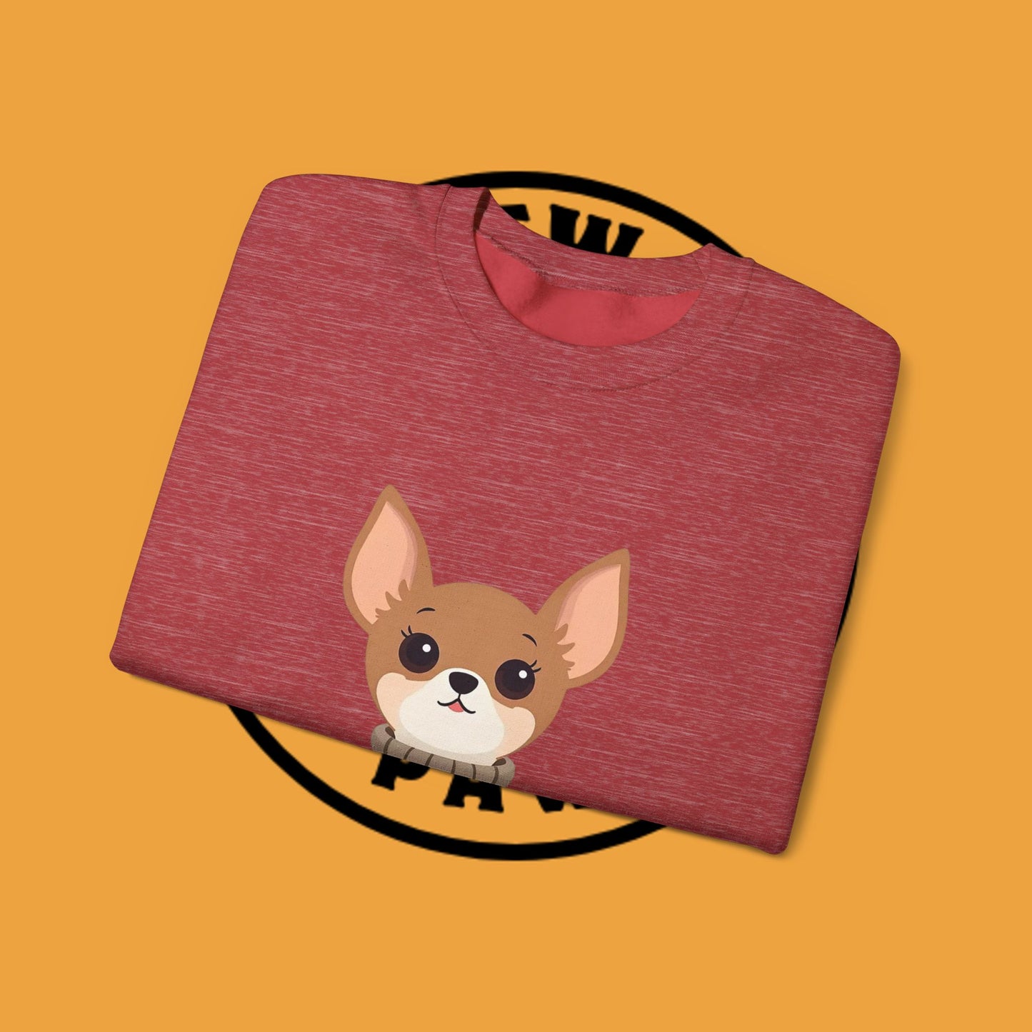 Cute Chihuahua Kawaii Sweatshirt | Cozy Dog in Sweater Design | Adorable Pet Lover Gift