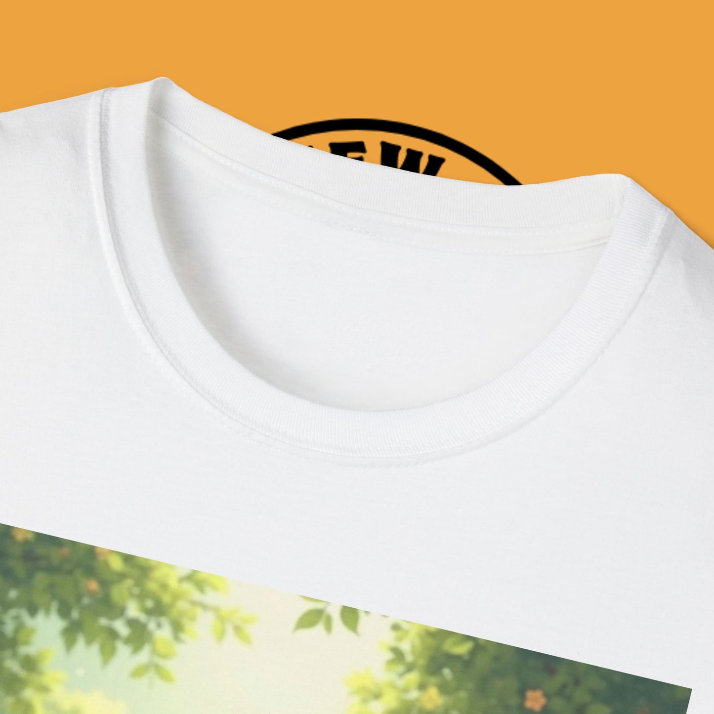 Magical Forest Beagle Puppy T-Shirt - Enchanted Nature Scene with Adorable Dog Design