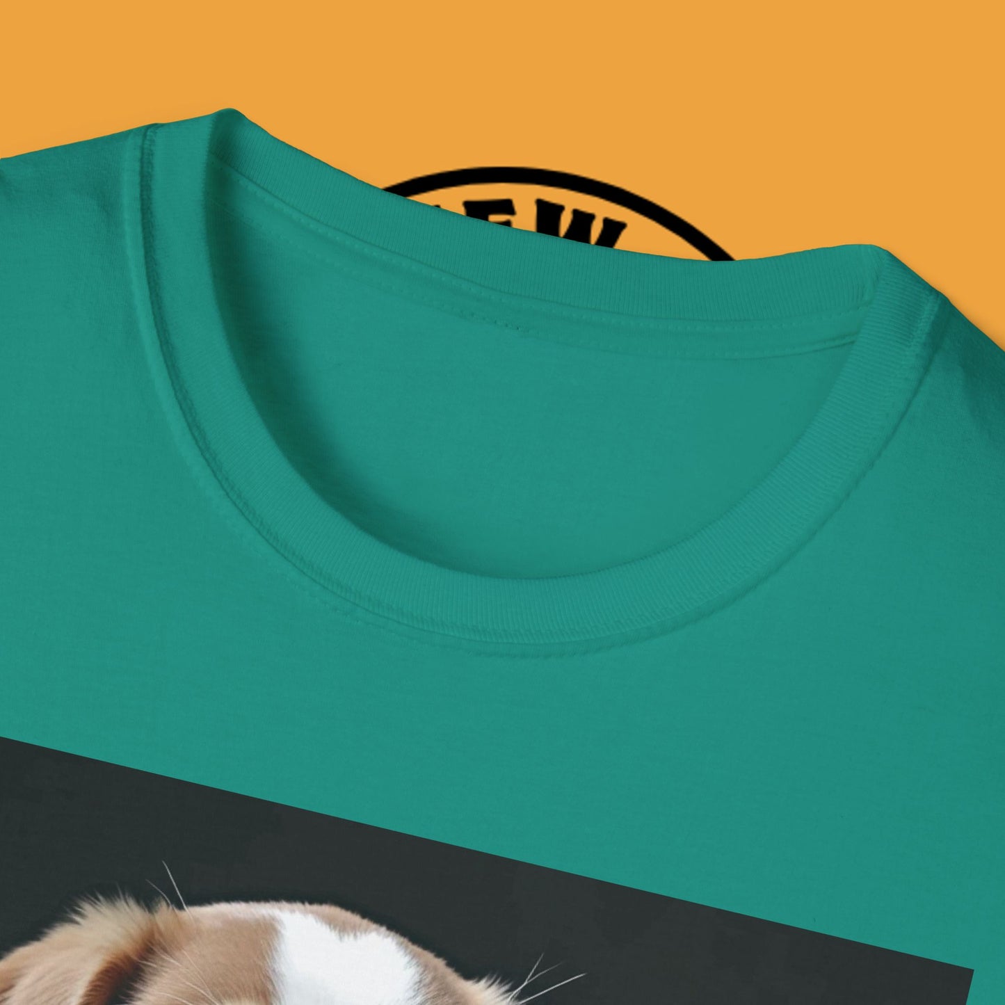 Tough Beagle Puppy T-Shirt - Rebel Dog with Leather Harness Design | Edgy Pet Lover Biker Style Tee