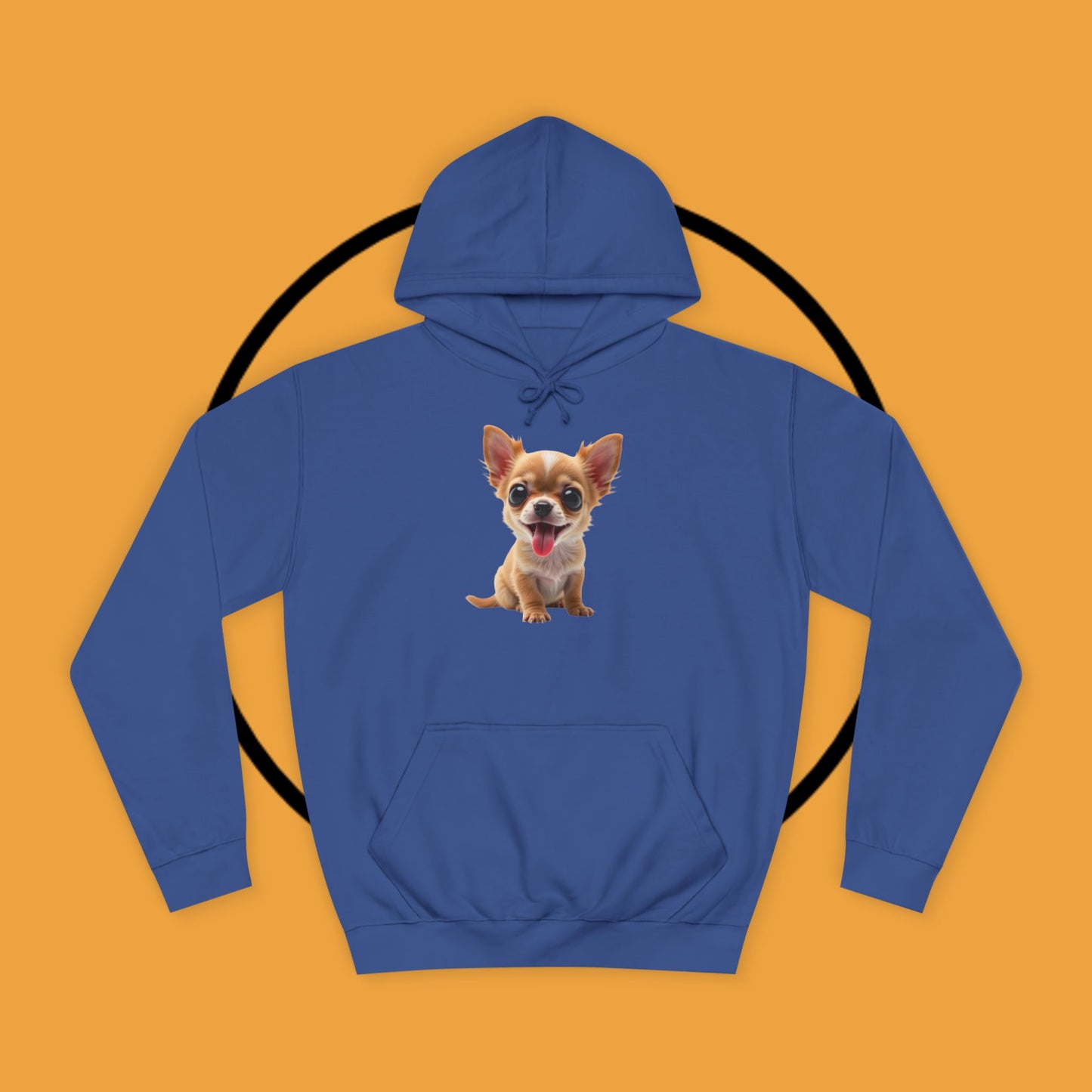 Adorable Chihuahua Puppy Hoodie - Cute Dog Lover Pullover Sweatshirt
