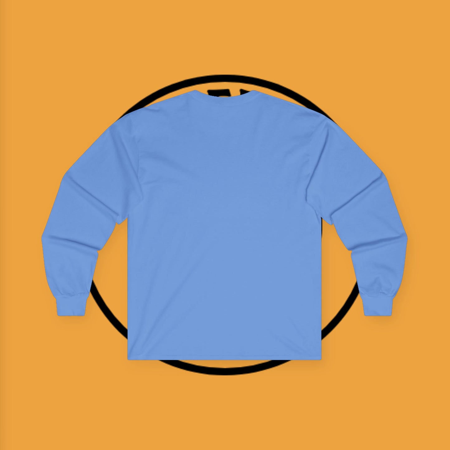 "Adorable Puppy by Tranquil Lake Long Sleeve Tee - Peaceful Nature Dog Art Shirt - Serene Landscape Apparel"