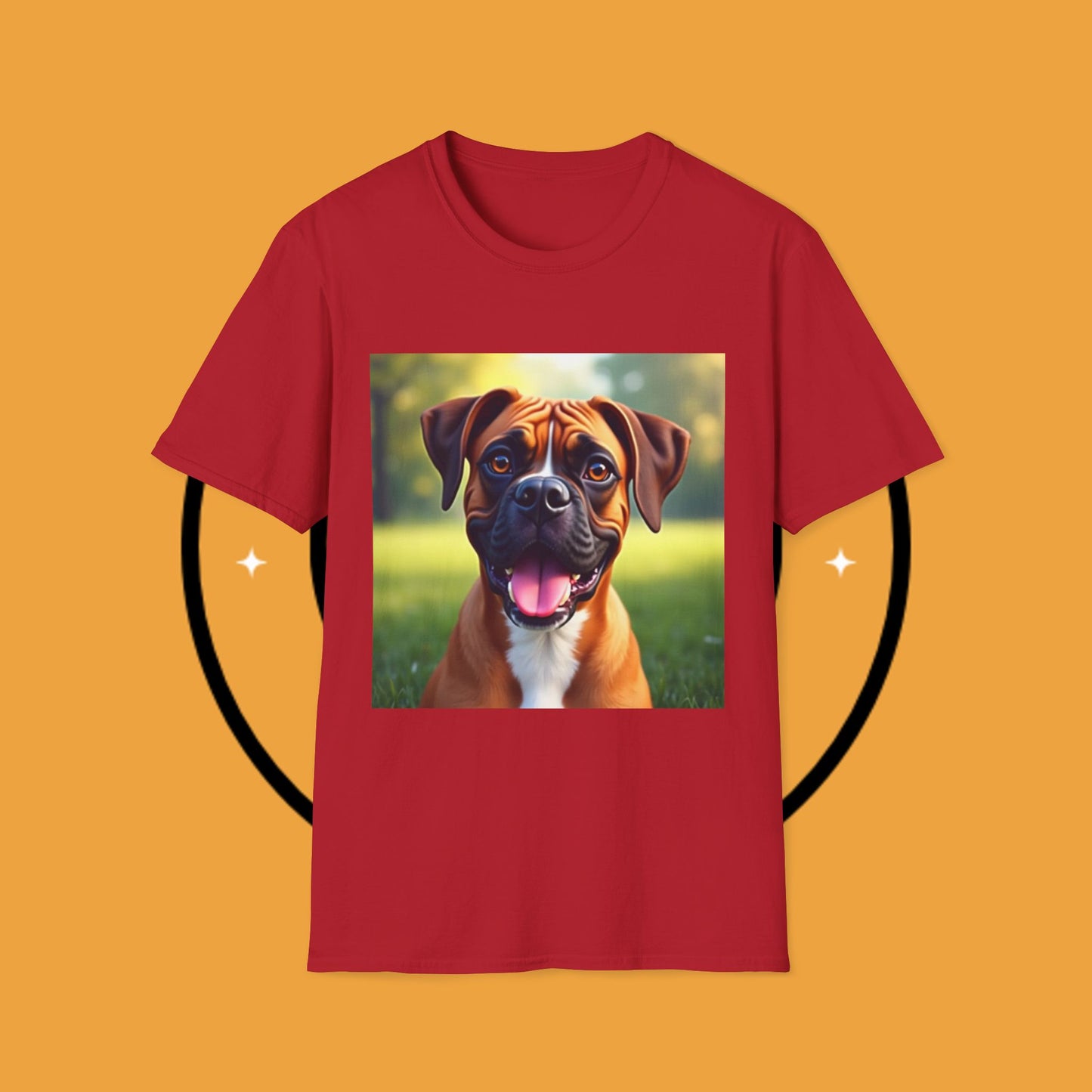 "Happy Boxer Pure Joy" Premium T-Shirt / Smiling Puppy Joy Tee Gift