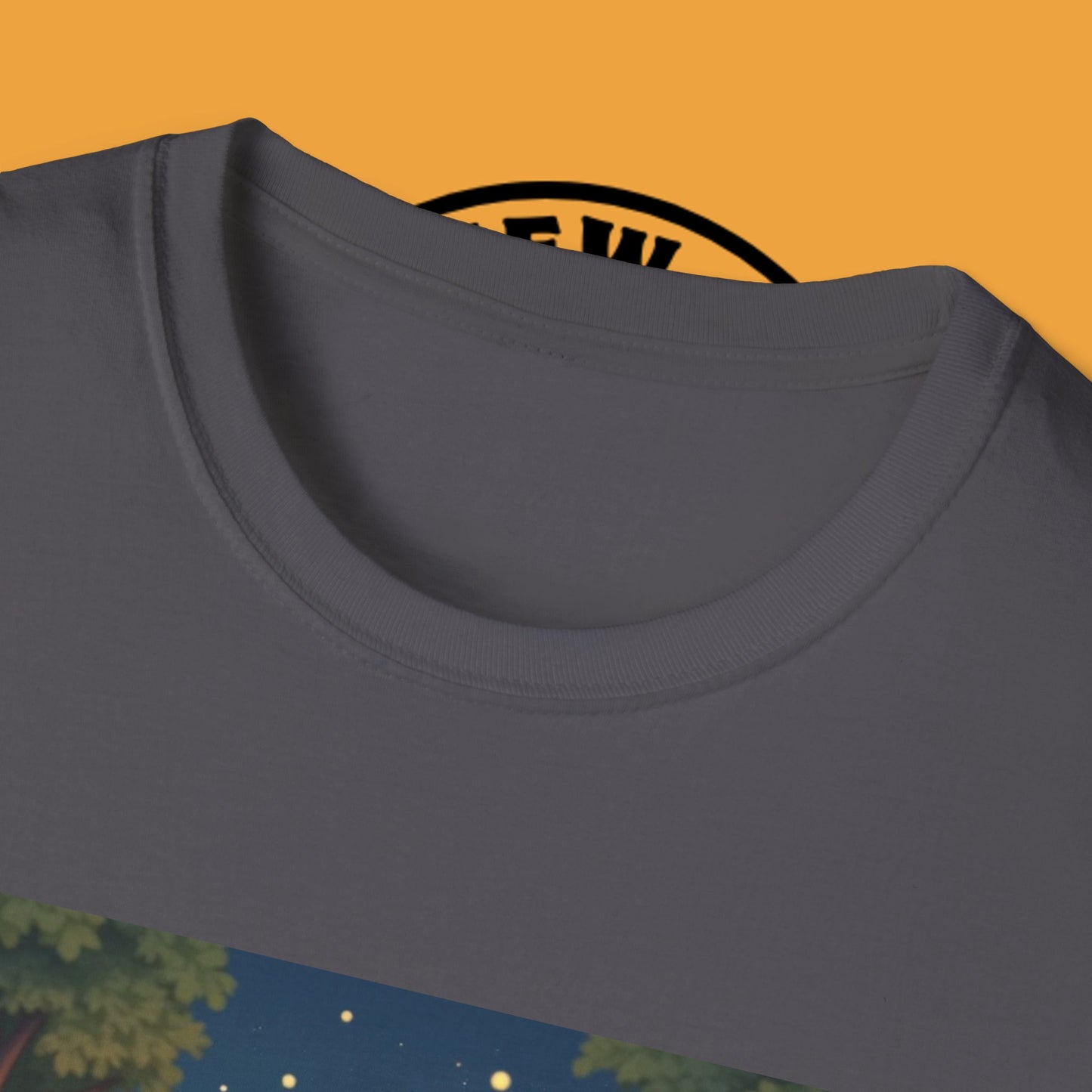 "Camping Adventure Border Collie" - Outdoor Adventure Dog T-Shirt - Border Collie Camping T-Shirt - Outdoor Adventure Dog Under Stars Tee | Nature Lover Pet Gift