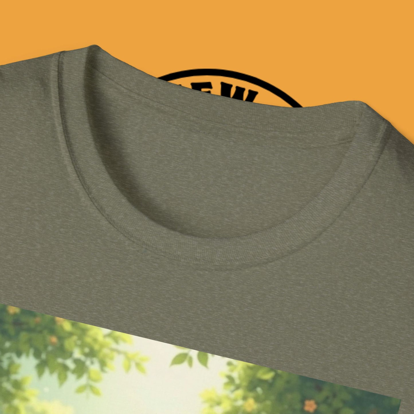 Magical Forest Beagle Puppy T-Shirt - Enchanted Nature Scene with Adorable Dog Design