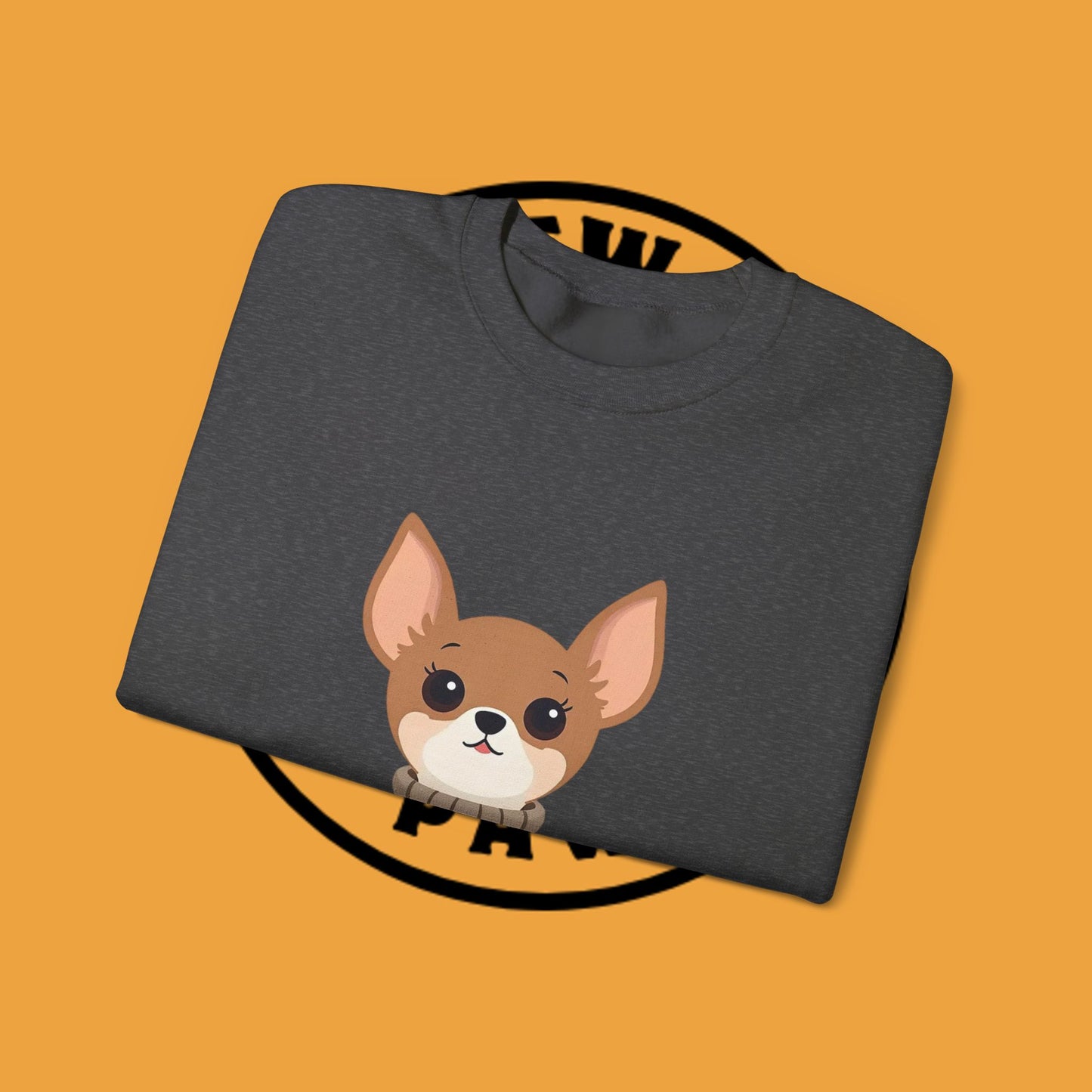 Cute Chihuahua Kawaii Sweatshirt | Cozy Dog in Sweater Design | Adorable Pet Lover Gift
