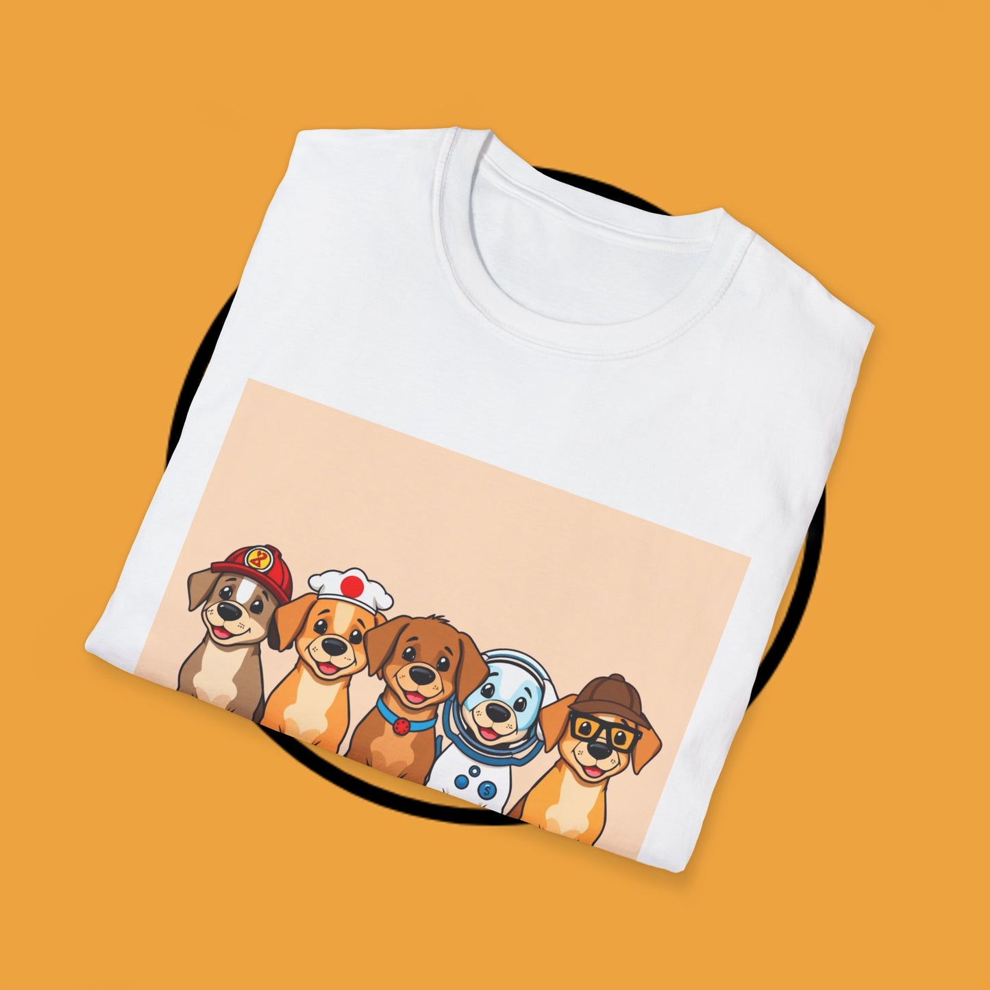 Puppy Professionals ๐พ | Ready for Anything T-Shirt for Career - Curious Canine Lovers - Unisex T-Shirt Design