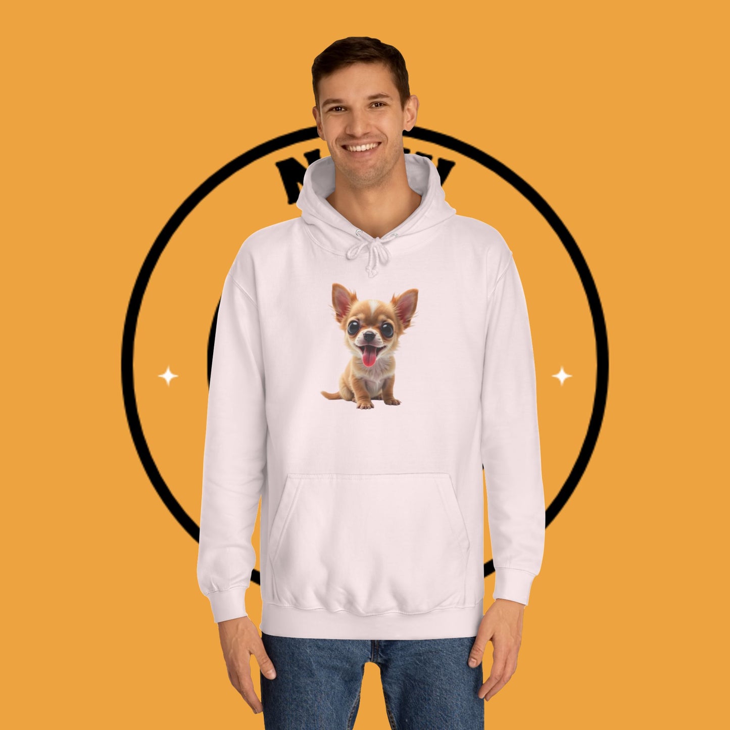 Adorable Chihuahua Puppy Hoodie - Cute Dog Lover Pullover Sweatshirt