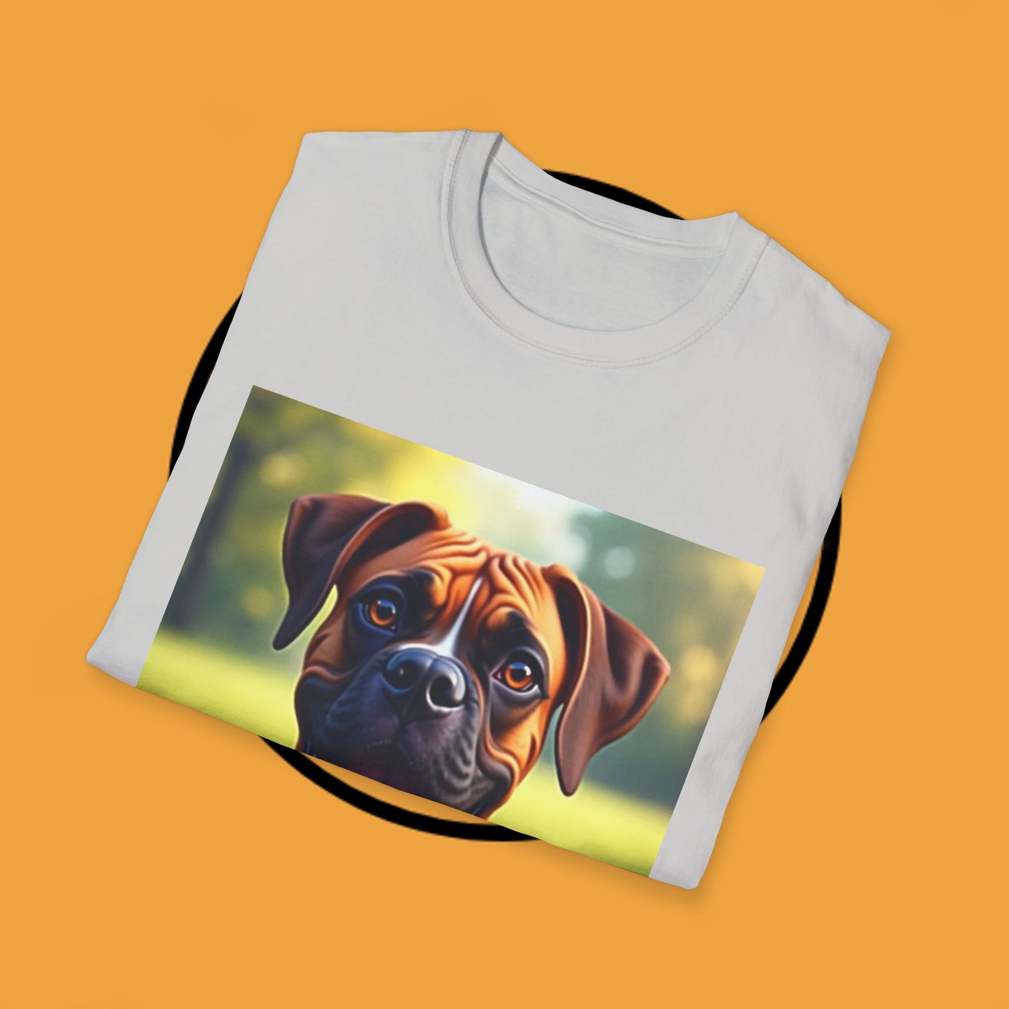 "Happy Boxer Pure Joy" Premium T-Shirt / Smiling Puppy Joy Tee Gift