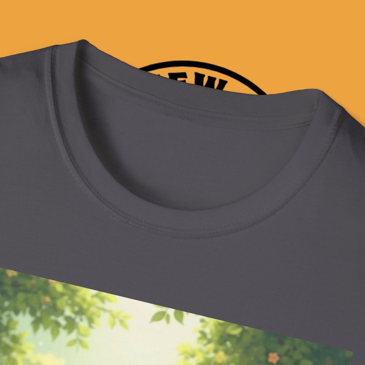 Magical Forest Beagle Puppy T-Shirt - Enchanted Nature Scene with Adorable Dog Design