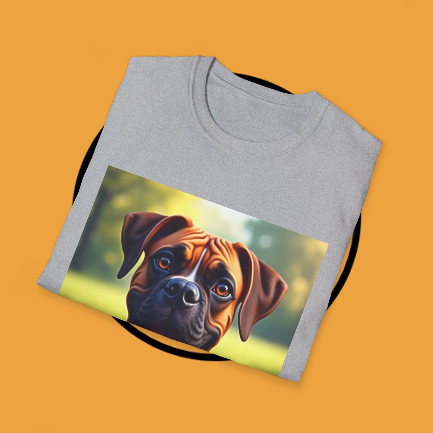 "Happy Boxer Pure Joy" Premium T-Shirt / Smiling Puppy Joy Tee Gift