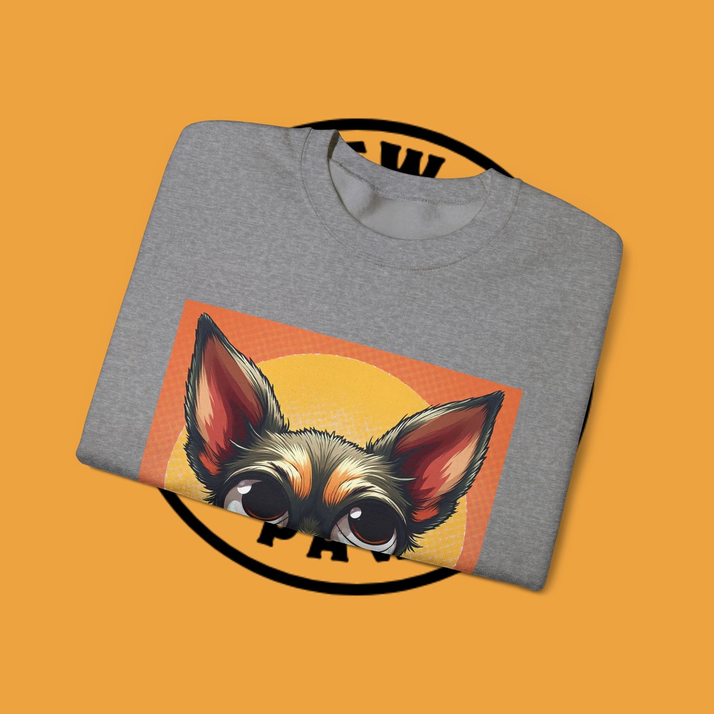 Cute Chihuahua Crewneck Sweatshirt - Funny Dog Lover Gift | Adorable Pet Portrait Pullover