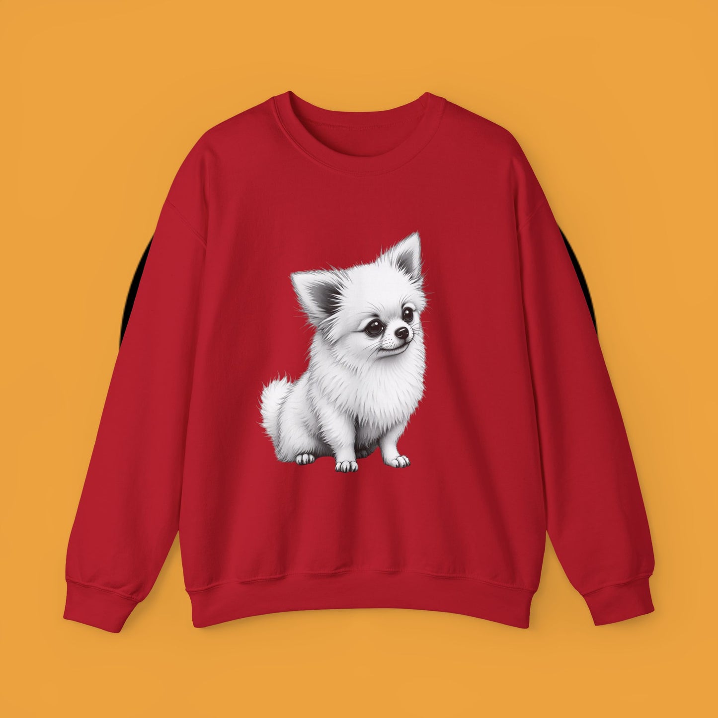 Classic Chihuahua Sketch Sweatshirt | Black White Dog Portrait | Artistic Pet Lover Gift