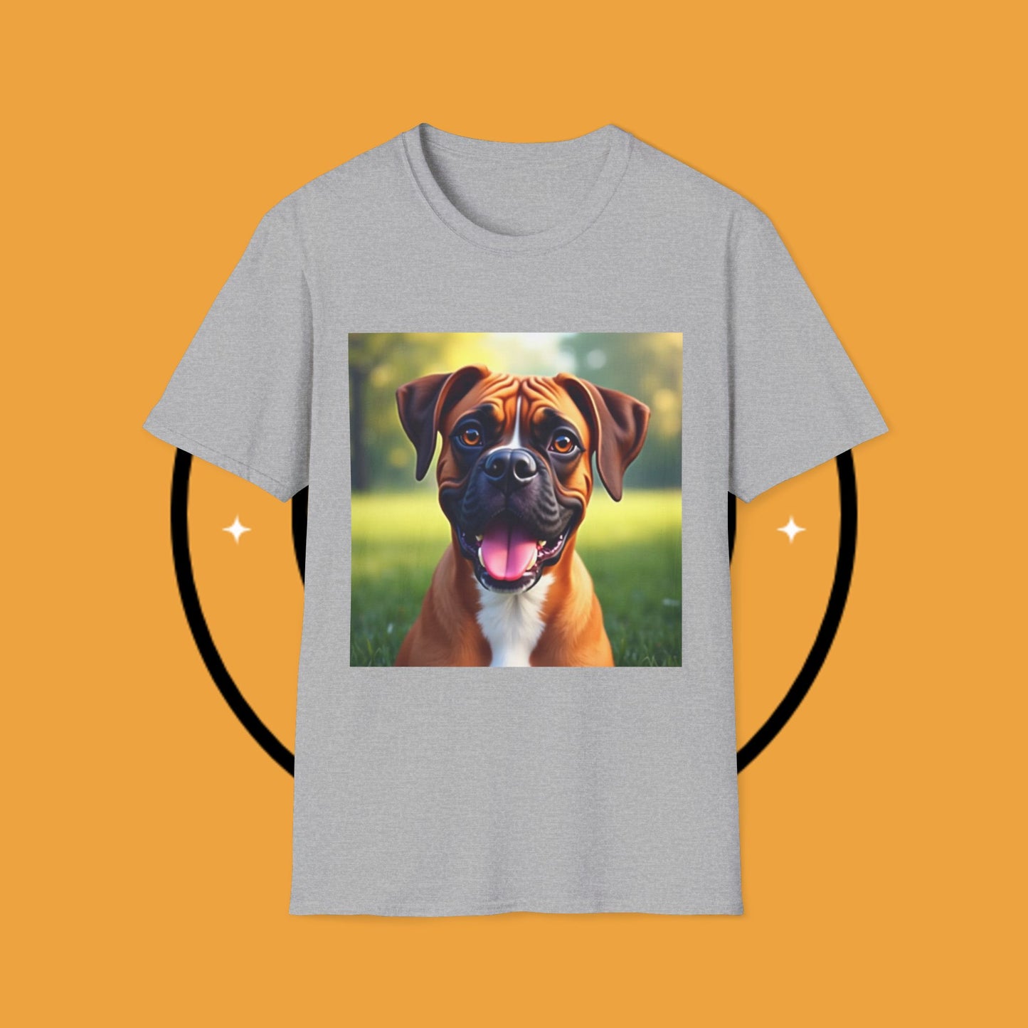 "Happy Boxer Pure Joy" Premium T-Shirt / Smiling Puppy Joy Tee Gift