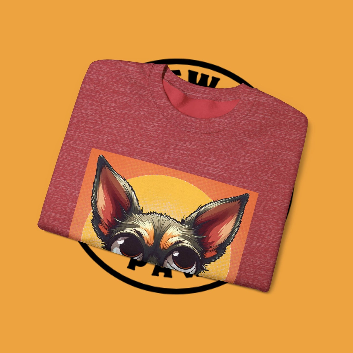 Cute Chihuahua Crewneck Sweatshirt - Funny Dog Lover Gift | Adorable Pet Portrait Pullover