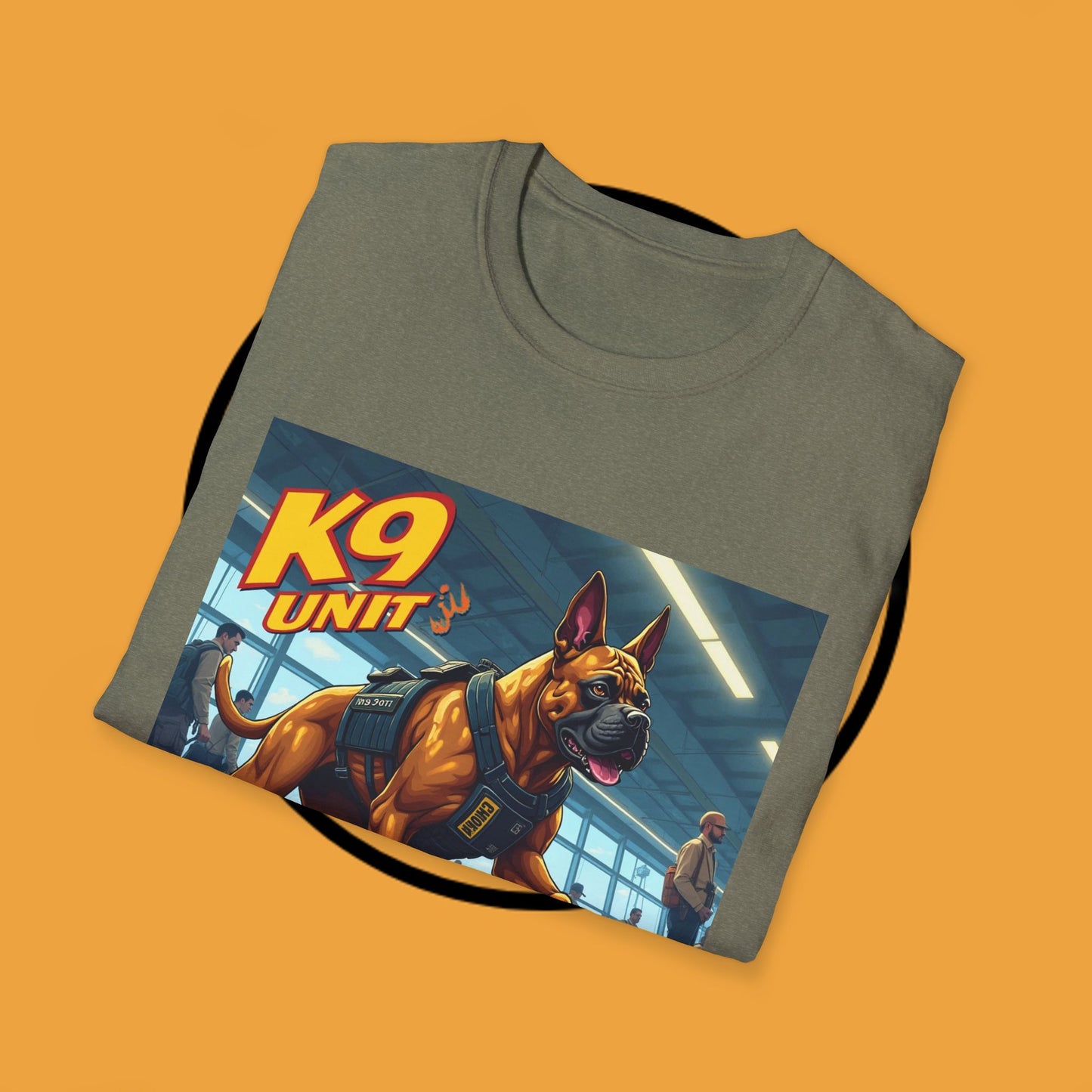 K9 Police Boxer Dog T-Shirt - Working Dog Security Unit Tee