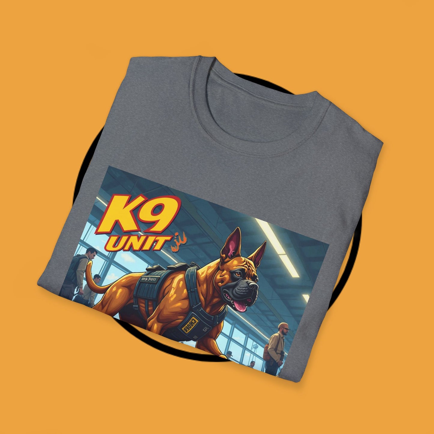 K9 Police Boxer Dog T-Shirt - Working Dog Security Unit Tee