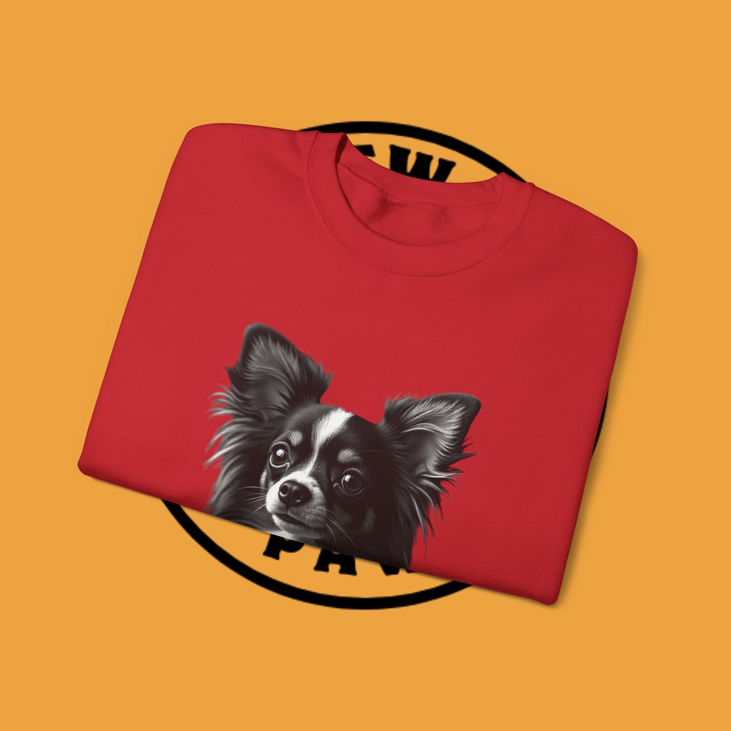 Vintage Chihuahua Portrait Sweatshirt | Black White Dog Photography | Classic Pet Art Design